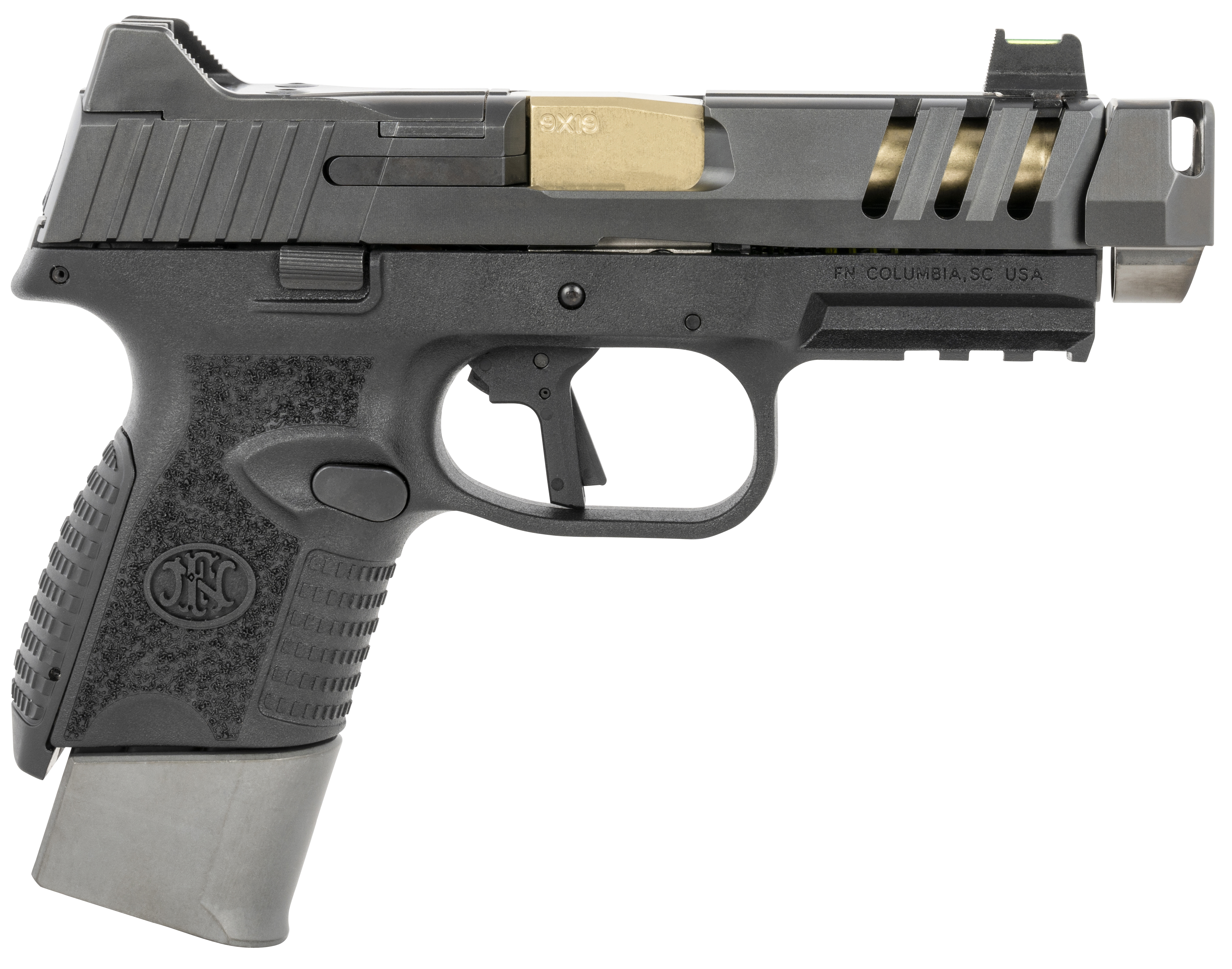 FN 509 CC Edge 9mm 4.20 15+1 (Gold Cerakote/Black)