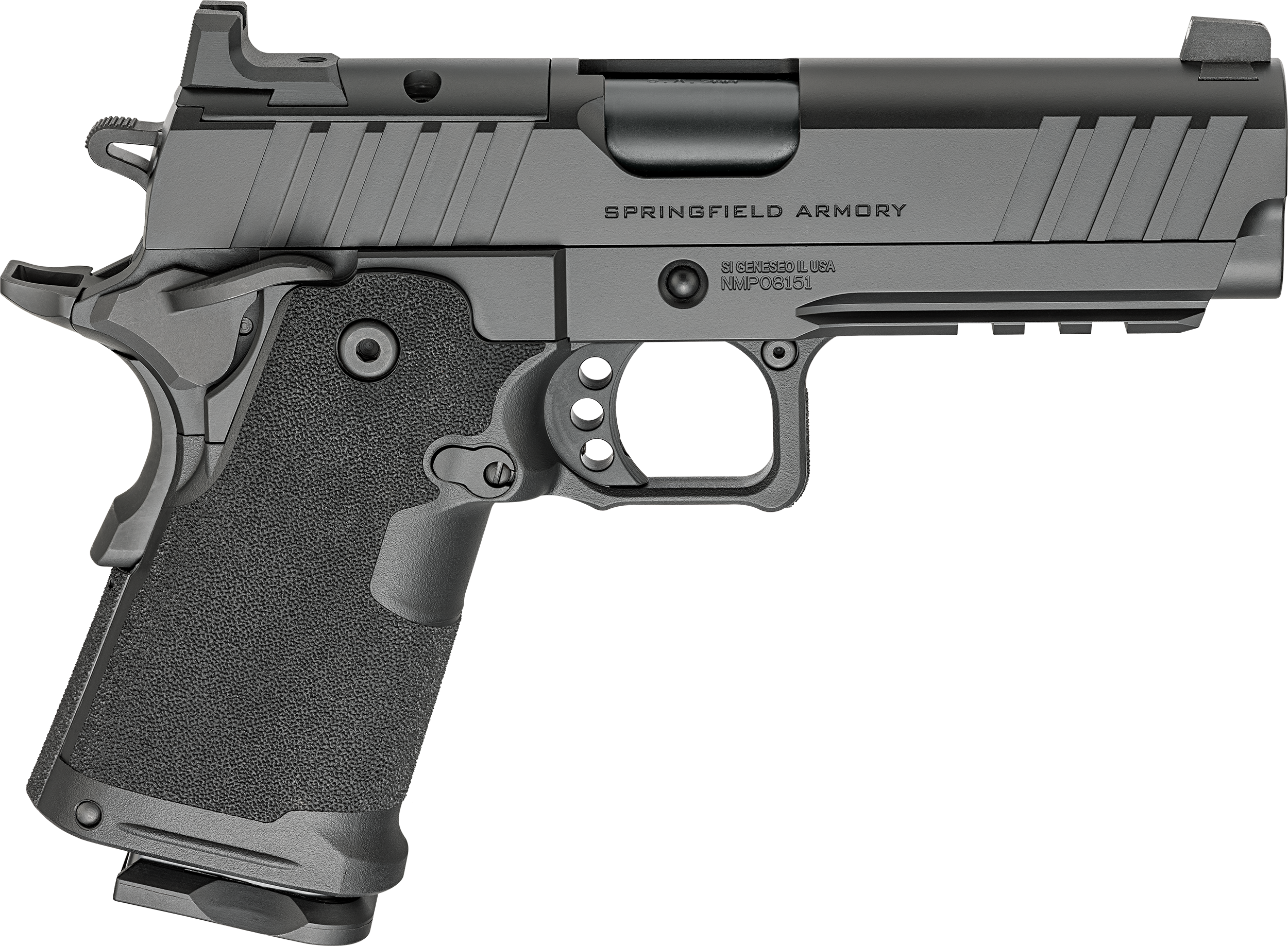 Springfield Armory(R) - PH9116AOS - 1911 DS Prodigy Compact AOS 9mm Luger 15+1 4.25" Semi-Auto Black Pistol