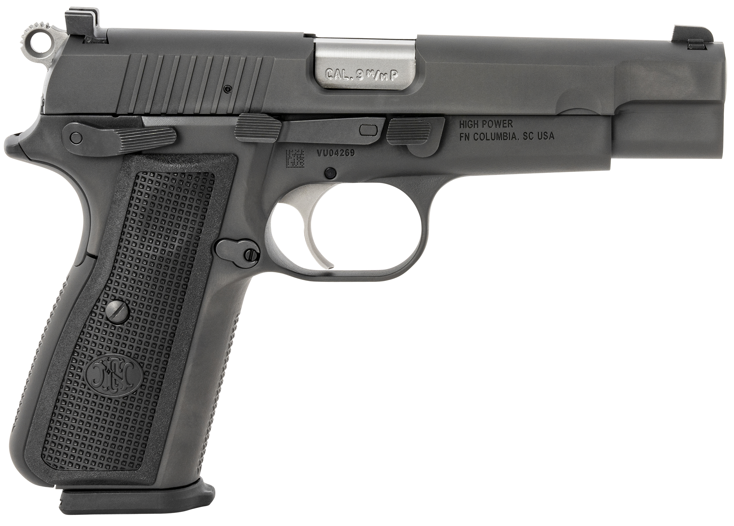FN High Power 9mm 4.7 Barrel 17 Round Pistol 66100256