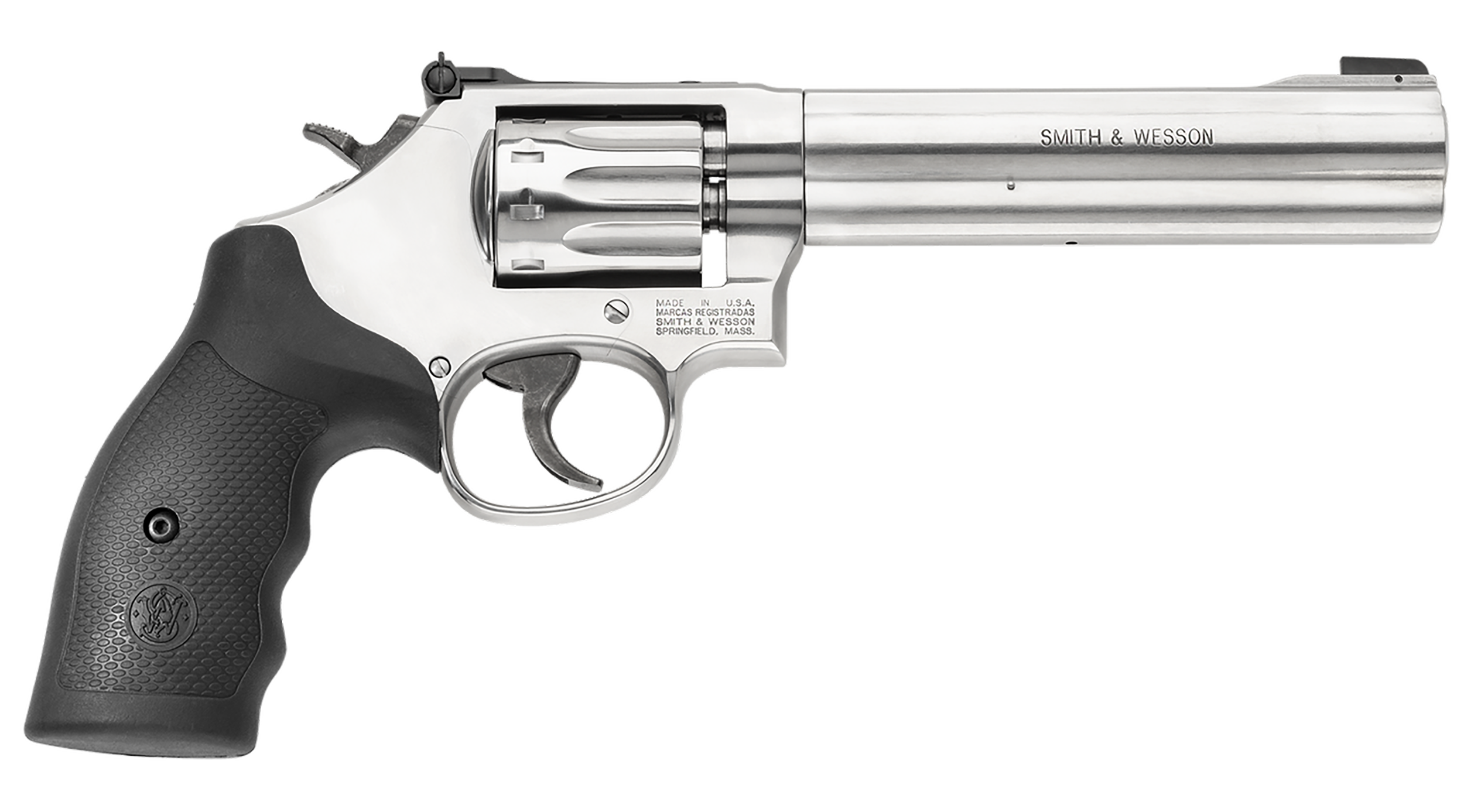 Smith & Wesson Model 617 22 LR Revolver - 6" Barrel 10-Shot Stainless Steel