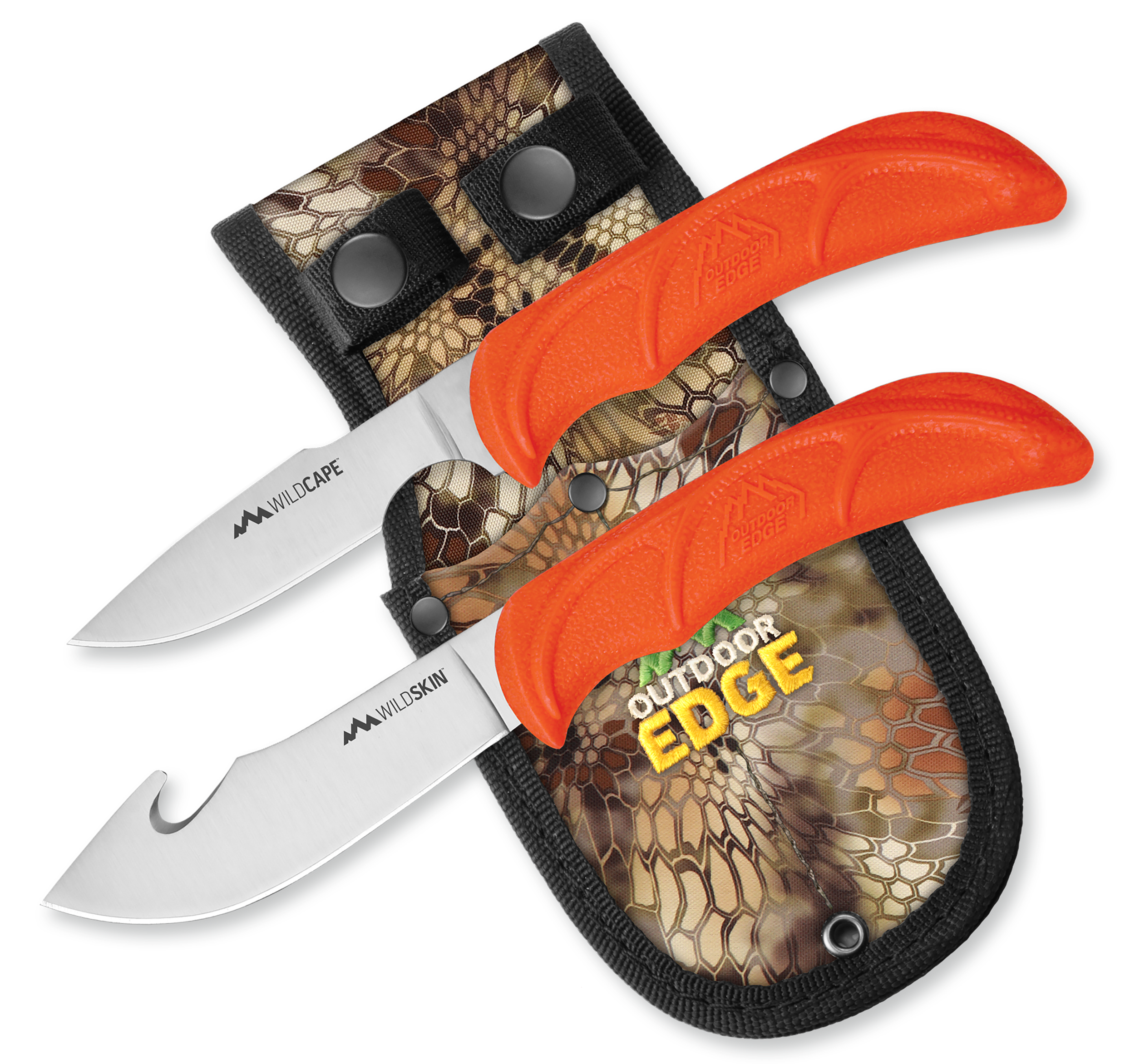 Outdoor Edge Wildpair 2.50/4" Gut Hook/Caper WR1C"
