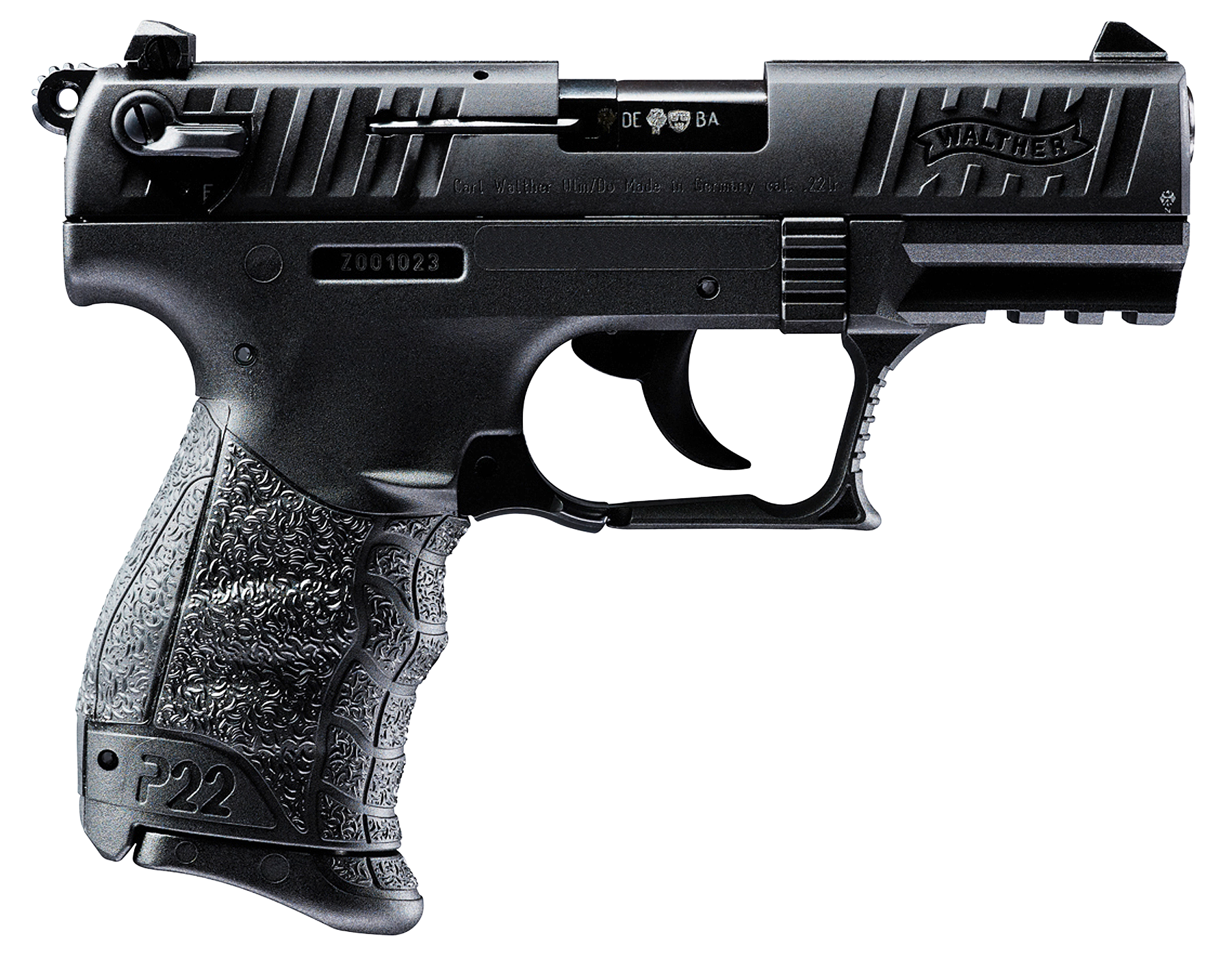 Walther P22CA *CA* 22LR 10+1 Black