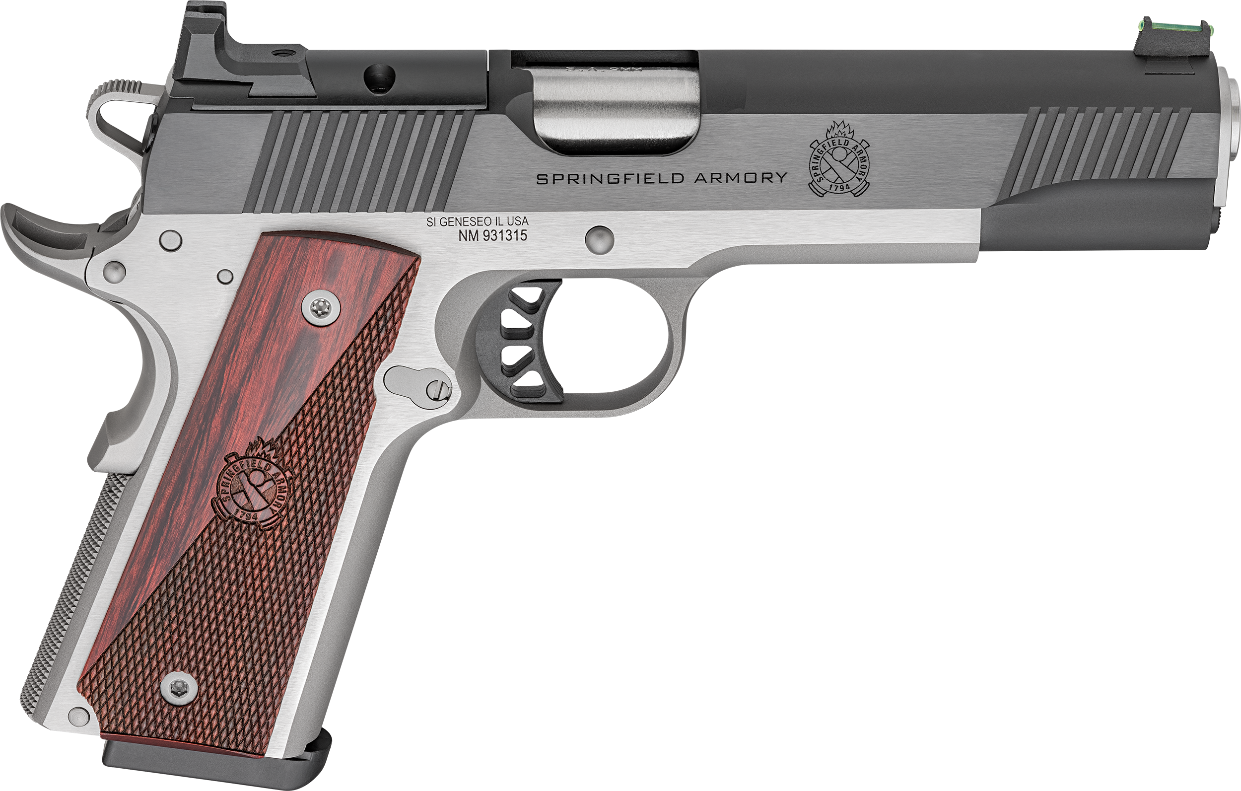 Springfield Armory(R) - PX9119LAOS - 1911 Ronin(R) AOS 9mm 5" Semi Auto 9+1 Blued Stainless Pistol