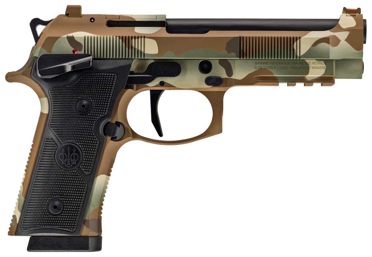 Beretta(R) - SPEC0733A10 - 92XI Combat 9mm 4.7" Single Action 10+1 Multicam Pistol