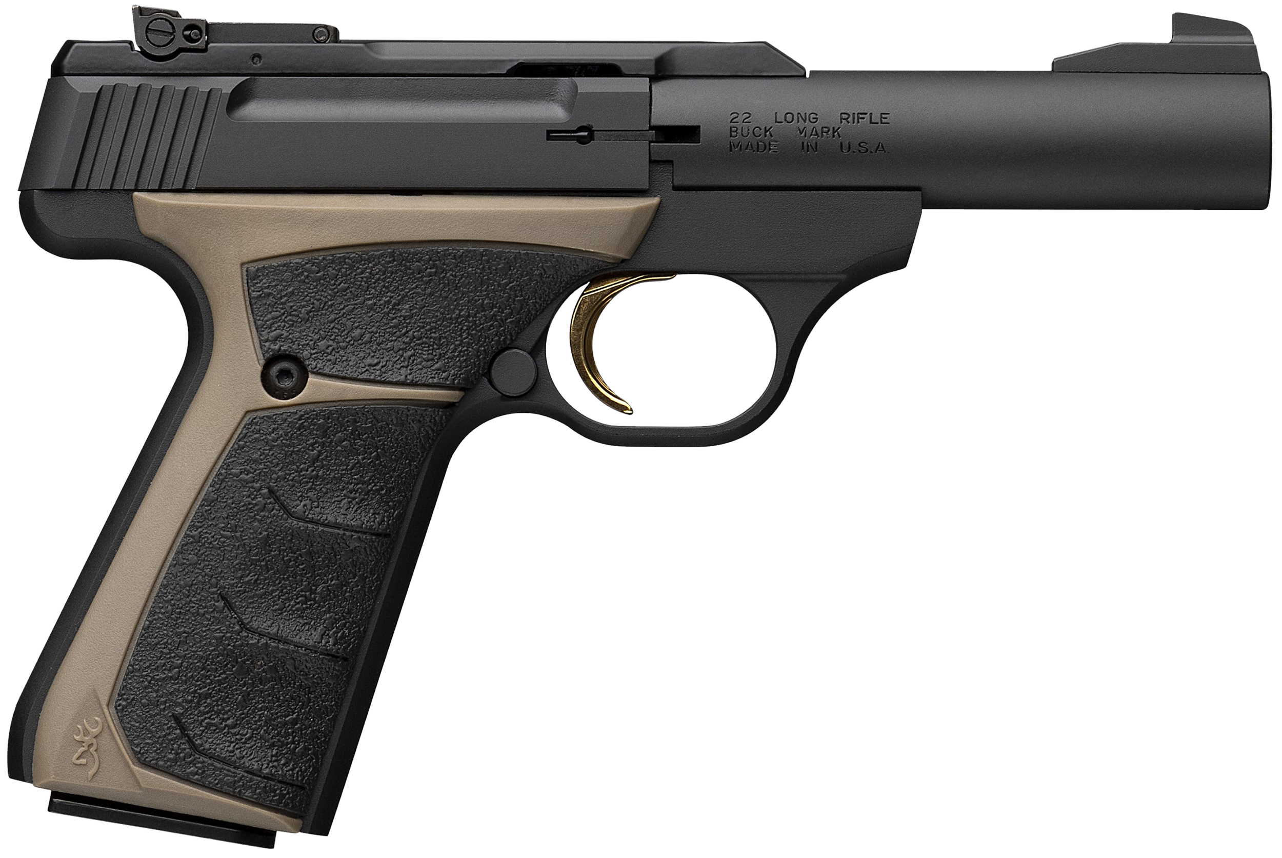 Browning(R) - 051603490 - Buck Mark Micro Bull 22 LR 4.4" Semi Auto 10+1 Matte Black Pistol