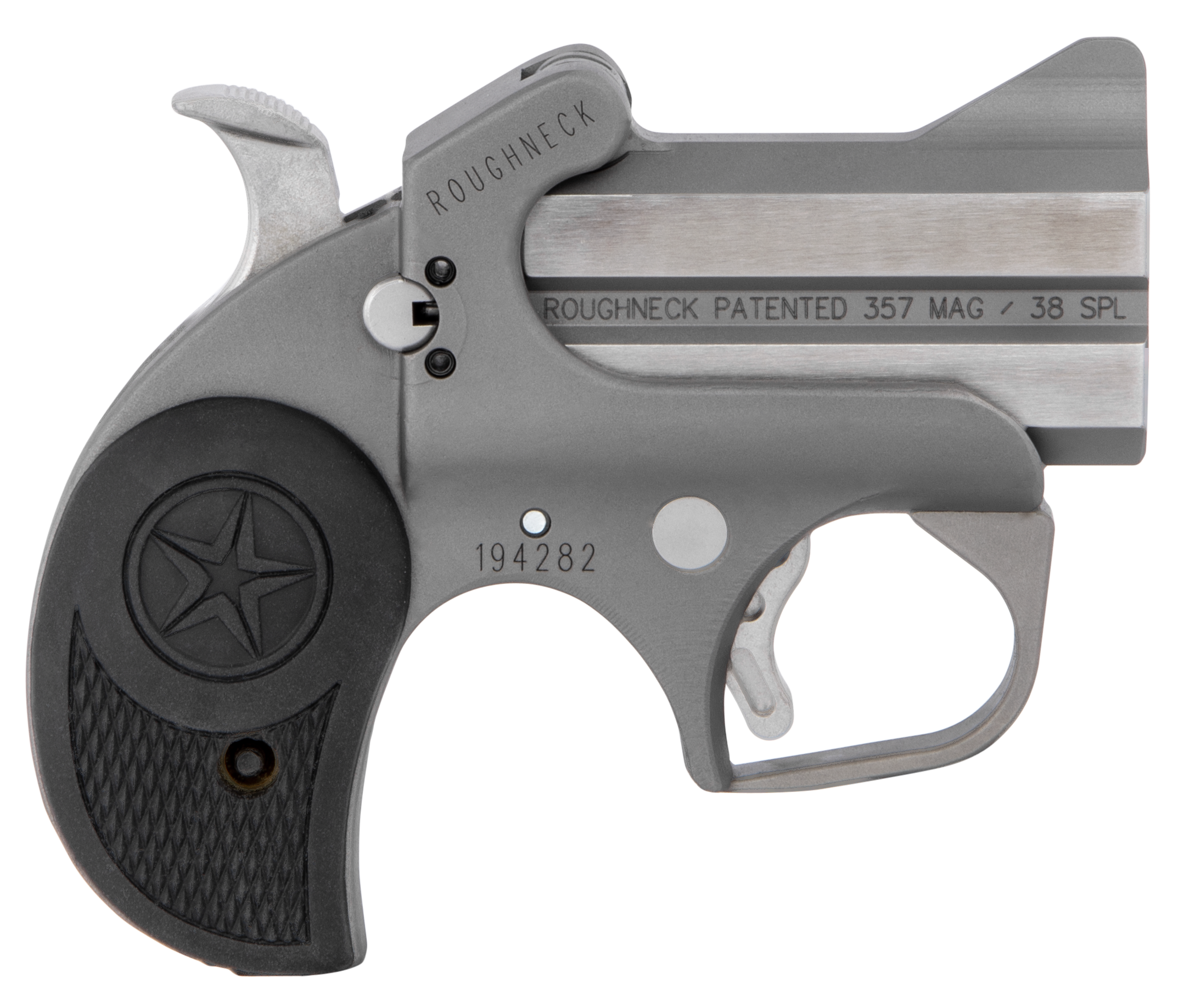 Bond Arms Roughneck 357 Mag 38 Special 2.5" Stainless Steel Rubber Grip