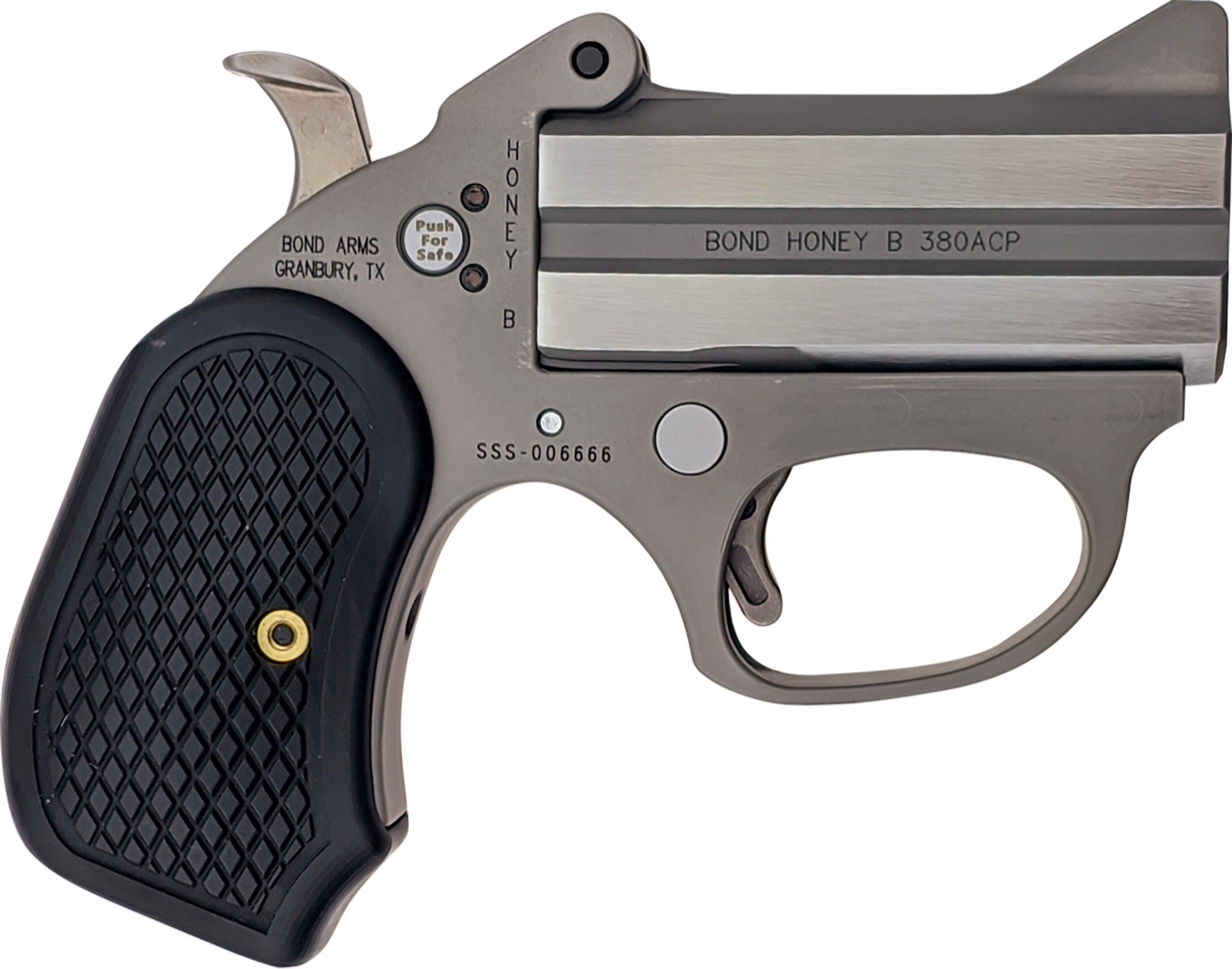 Bond Arms Honey-B 380ACP Matte SS B6 Extended Grip