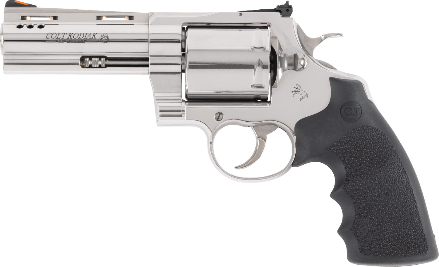 Hogue Grips Colt Kodiak 44 Magnum 4.25 Inch Stainless Steel