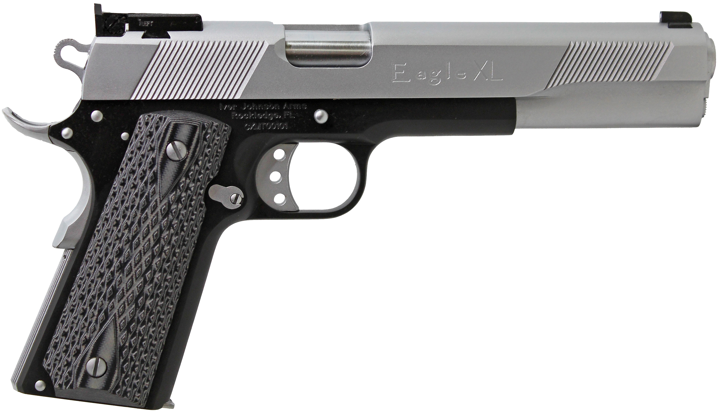 Iver Johnson Eagle XL 10mm 6 8+1 Two-Tone G10 Grip