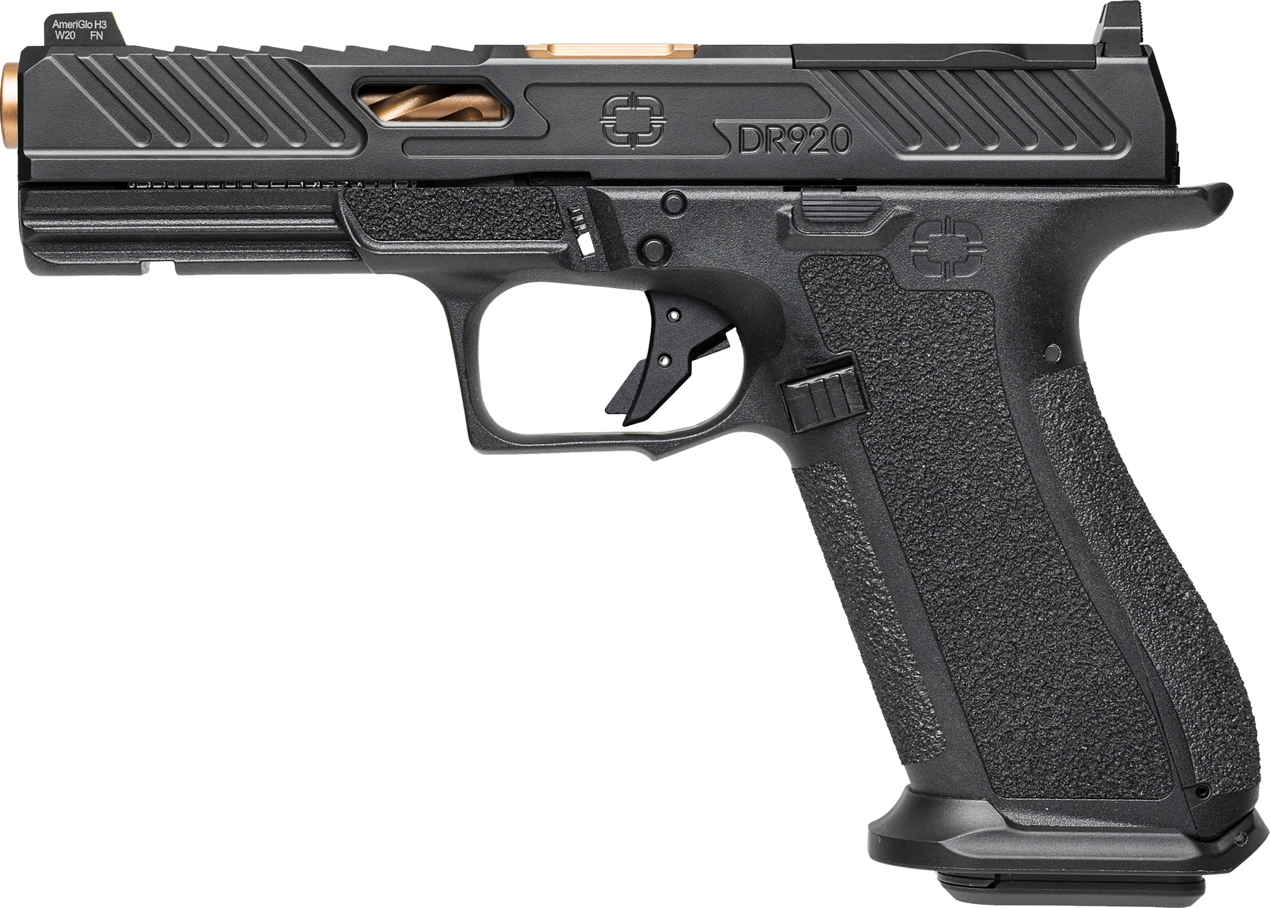 Shadow Systems DR920 9mm 4.50 17+1 Black Night Sights