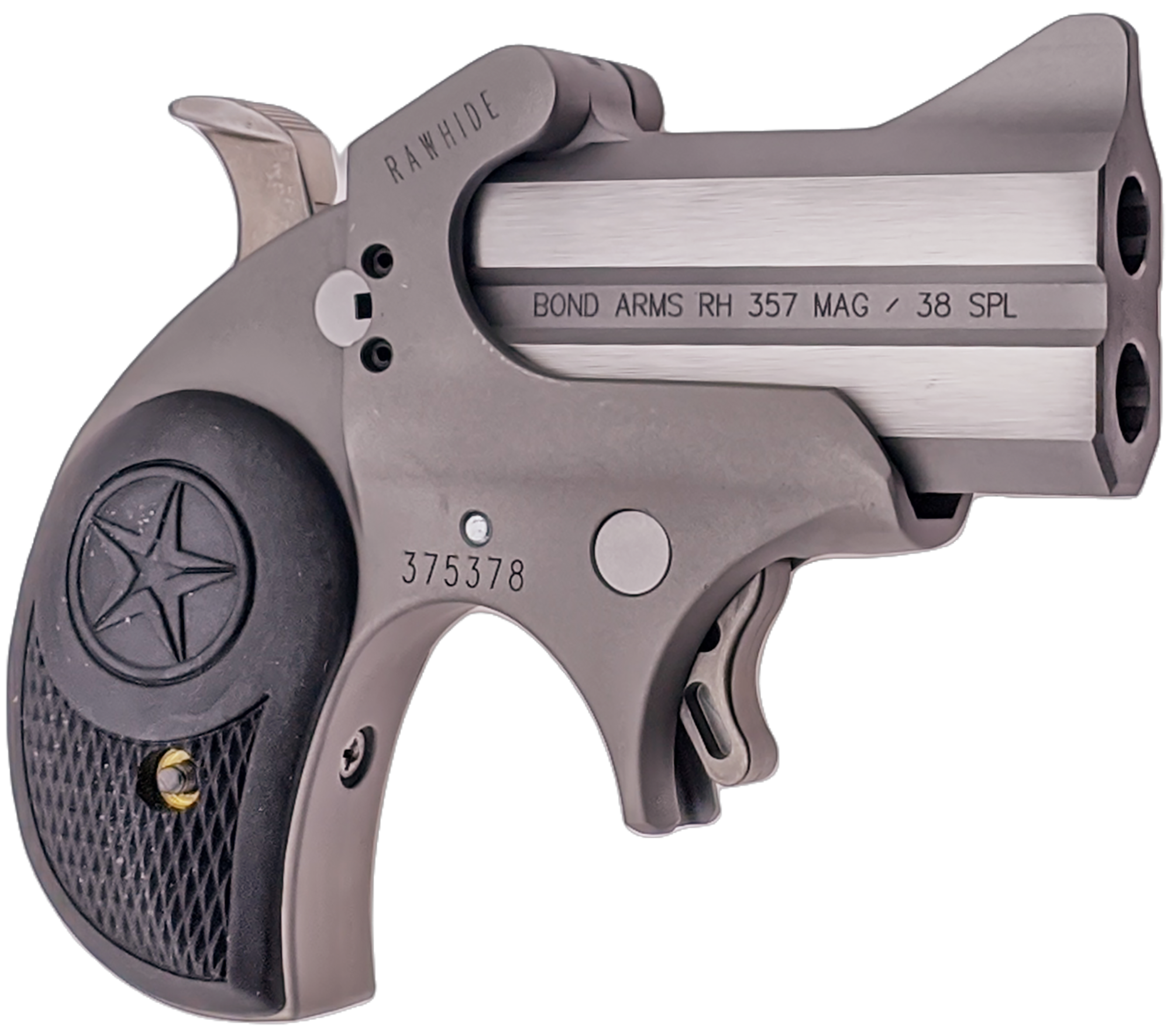 Bond Arms Rawhide 357MAG 2.5" Mattes SS Rubber Grip