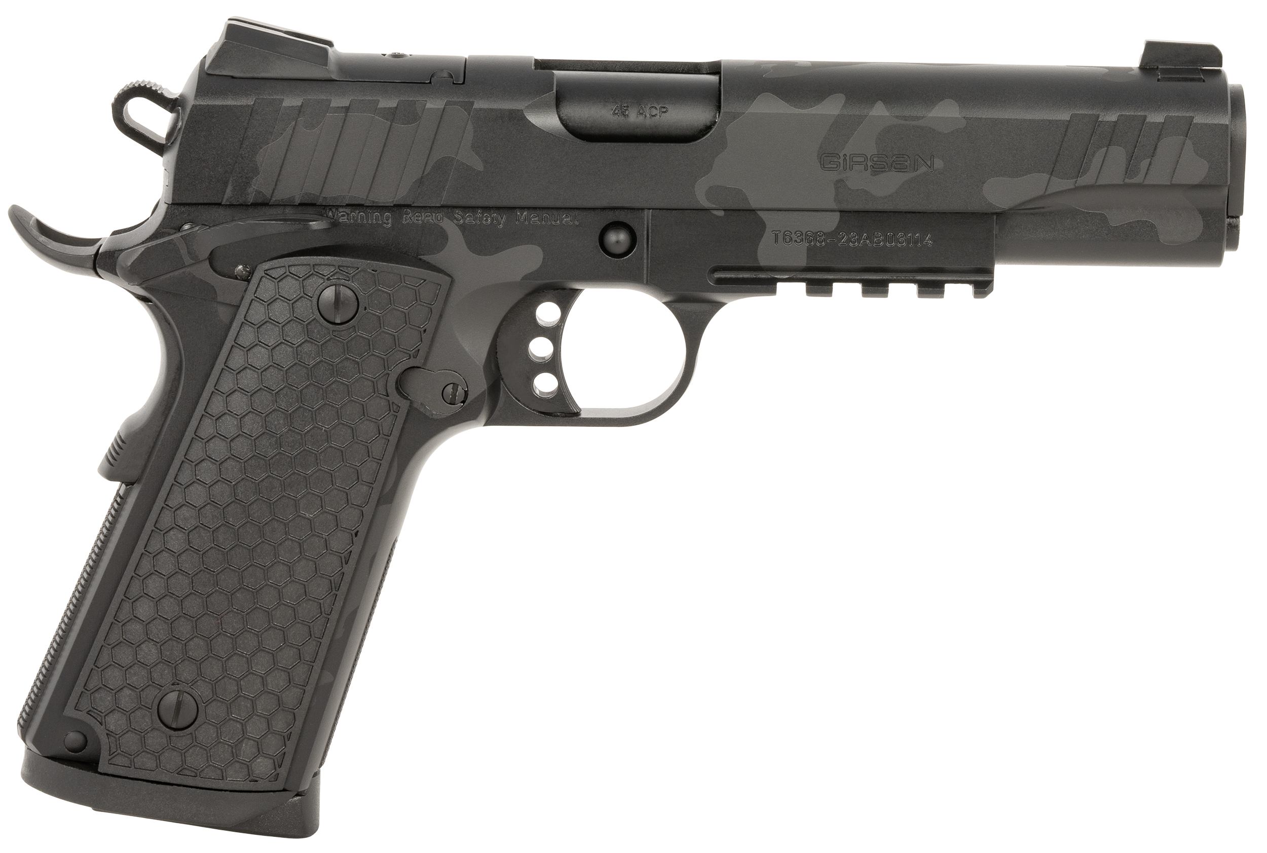 GiRSAN MC1911 S 45 ACP 5" 8+1 Black Camo Steel