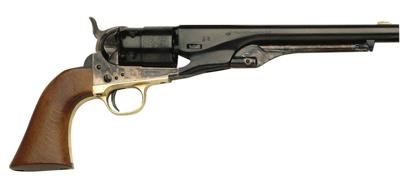 Traditions 1860 Colt Army .44 Caliber 8 Black Powder Revolver with Walnut Grip