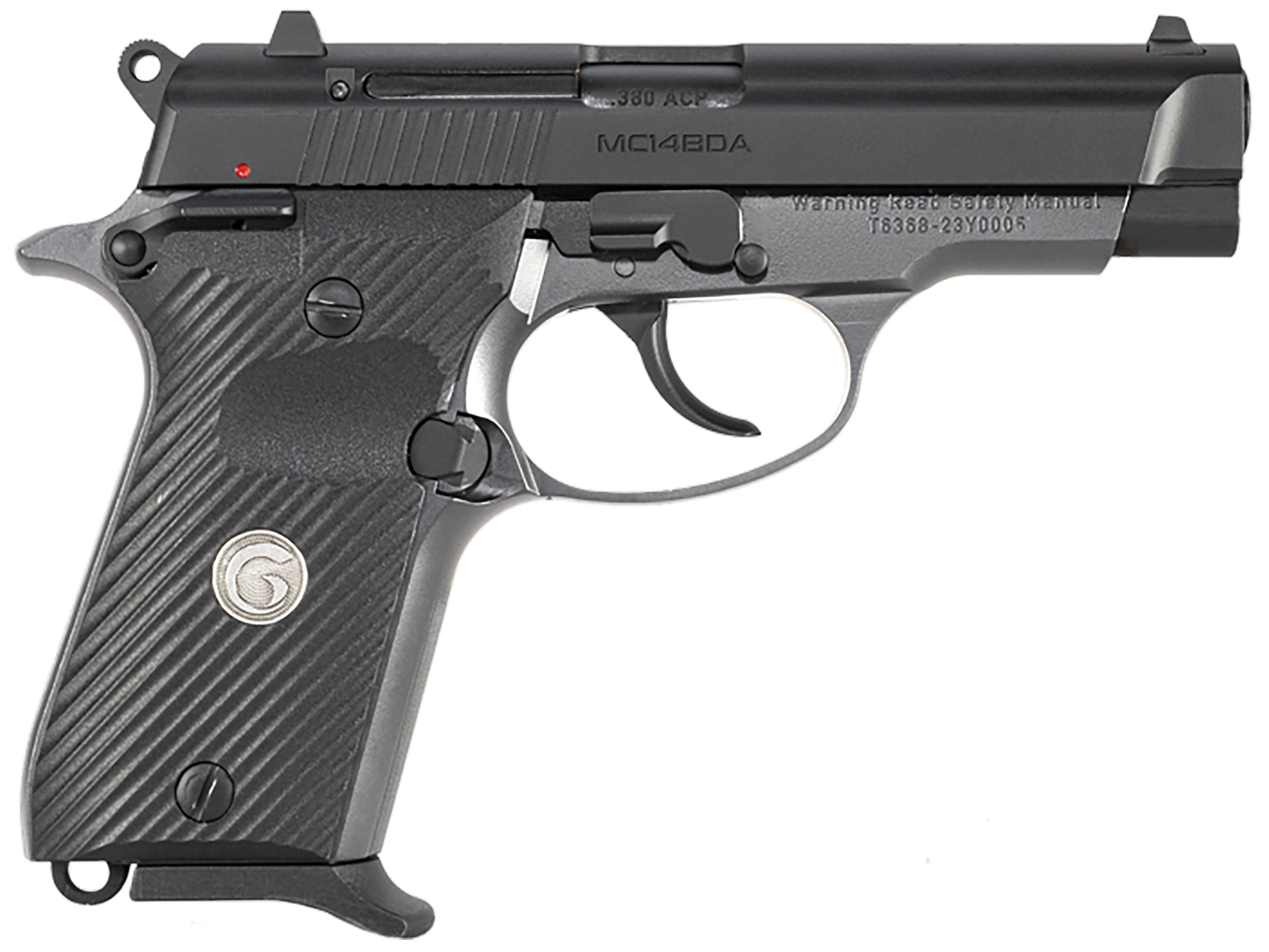 Girsan MC14BDA 380 ACP 3.80" 13+1 Black Steel Stainless Frame