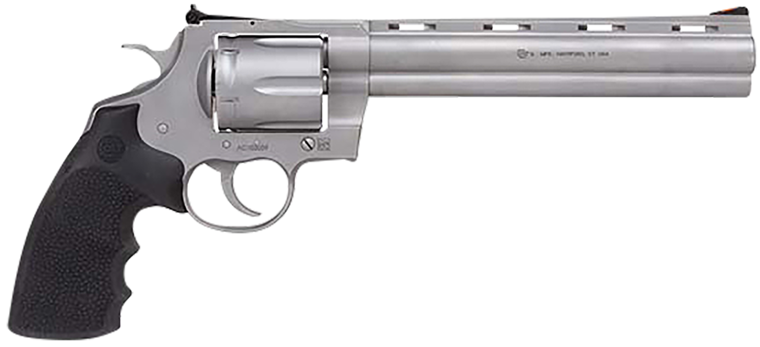 Colt Python 357 Magnum 8 Matte Stainless Revolver with Hogue Grips
