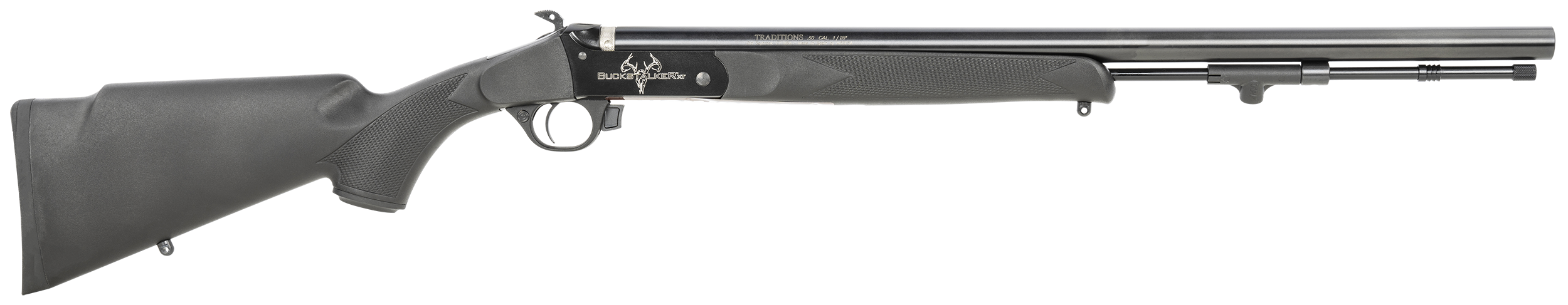 Traditions Buckstalker XT 50 Cal 24 Blued Black Synthetic
