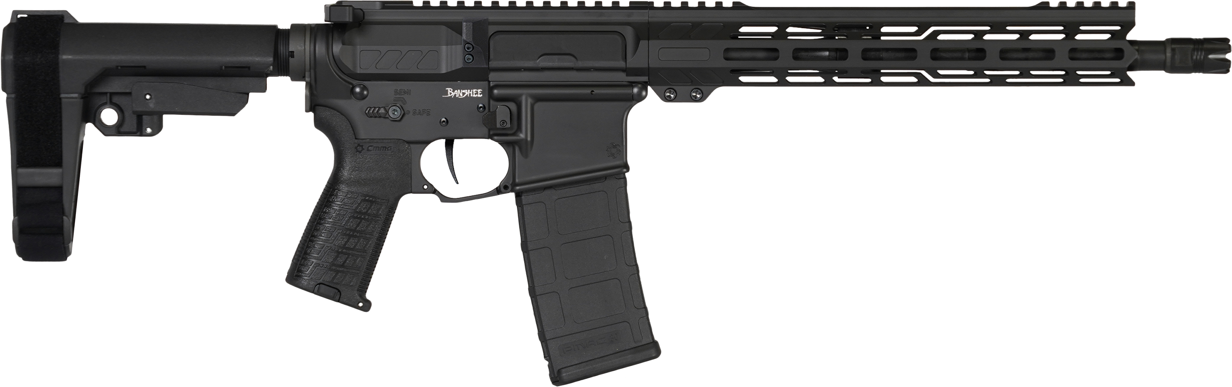 CMMG Banshee MK4 300 Blackout 12.50 30+1 Black Aluminum