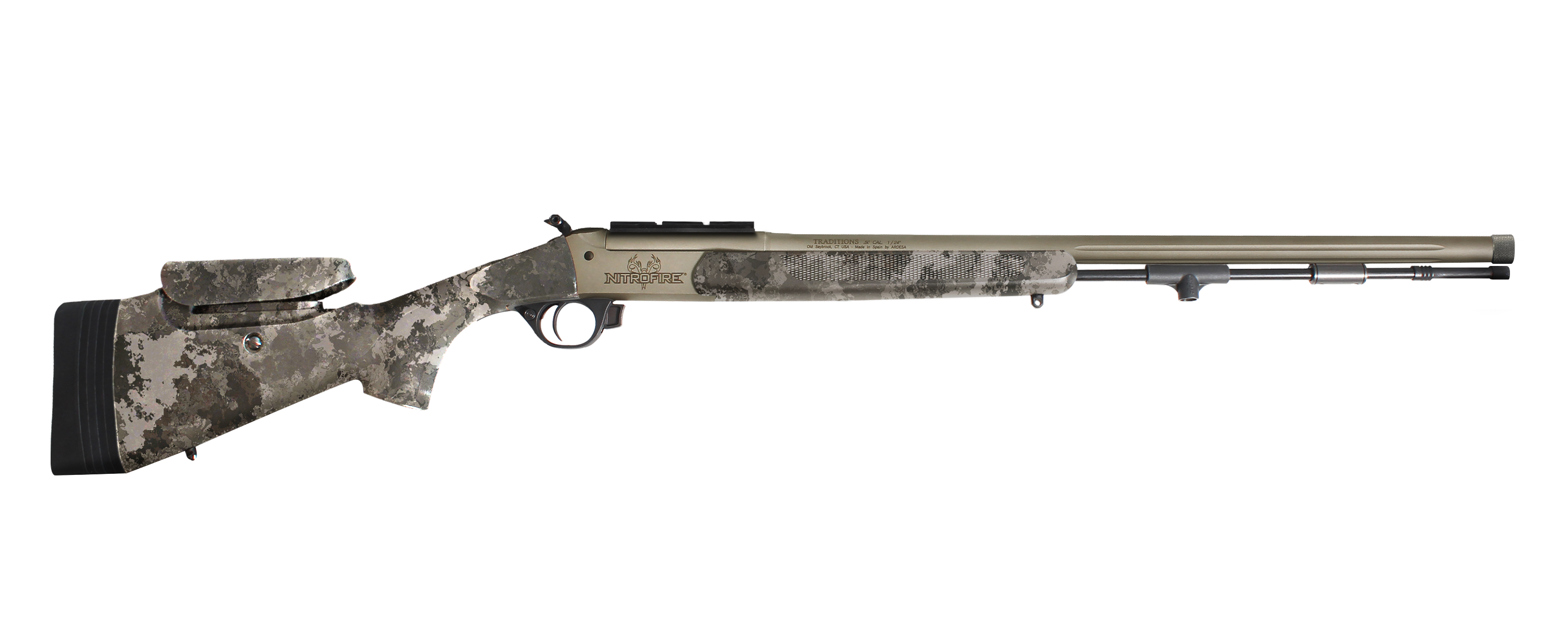 Base Tungsten Veil Adjustable Stock Traditions NitroFire Pro 50 Caliber