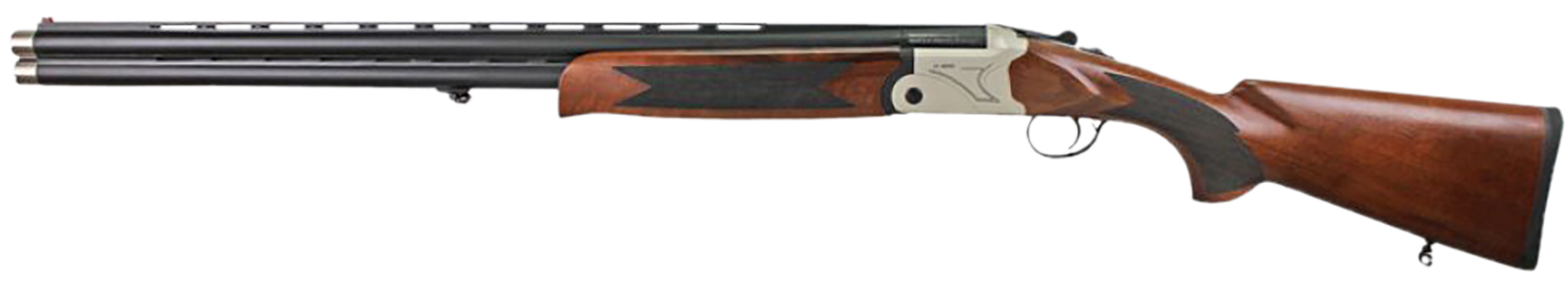 Iver Johnson 600LW Over/Under 12 Gauge Shotgun Silver/Black 28-inch