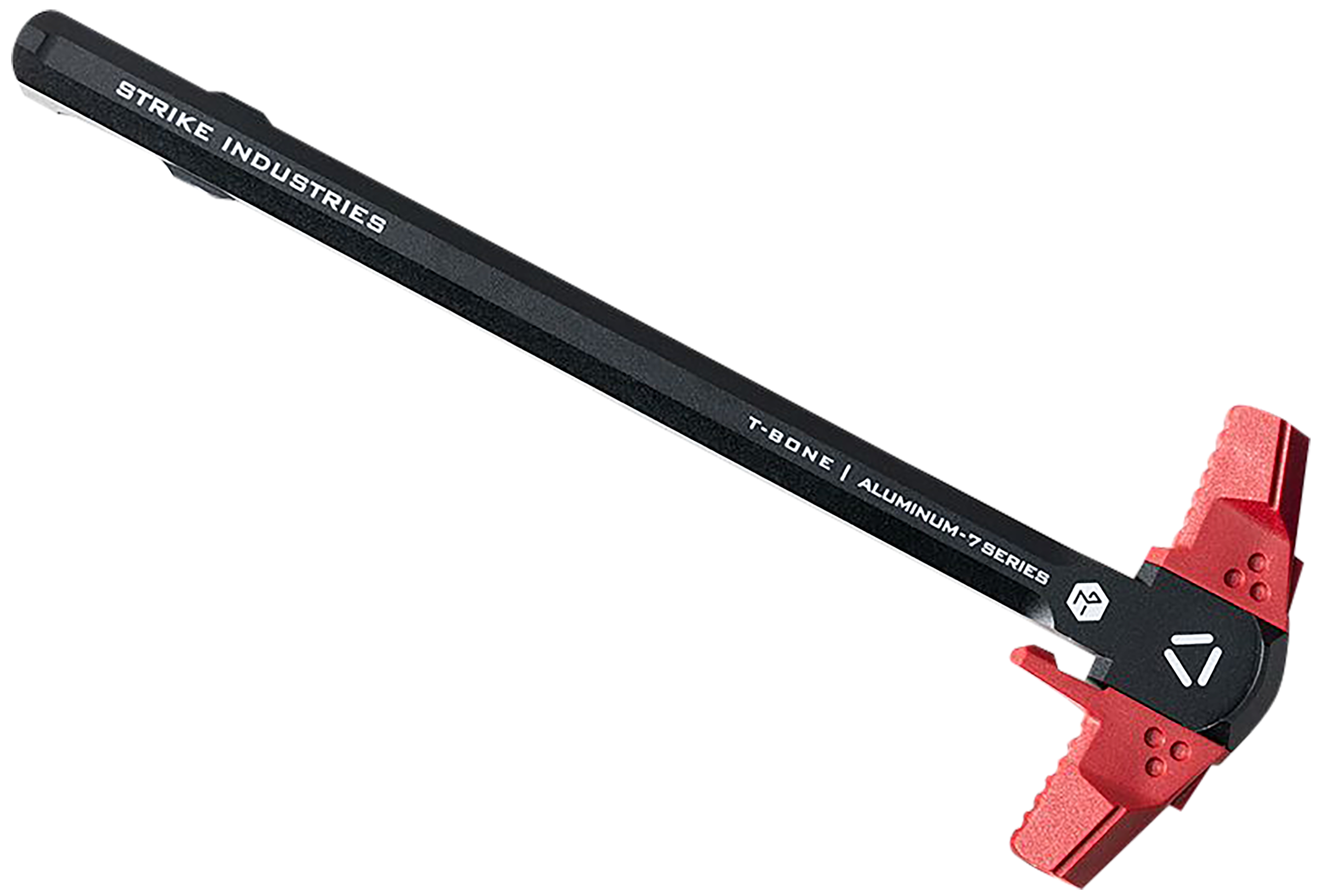 Strike Industries T-Bone Red Charging Handle for AR15