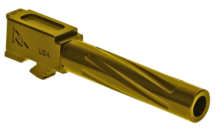 Rival Arms V1 Drop-In Barrel for Glock 19 Gen5 - Gold - Precision Craftsmanship - RA20G203E