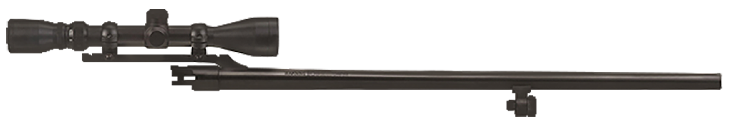 Mossberg 12 Gauge 24" Barrel/Scope Combo for 500, 500 Flex Shotgun, Blue - 92156