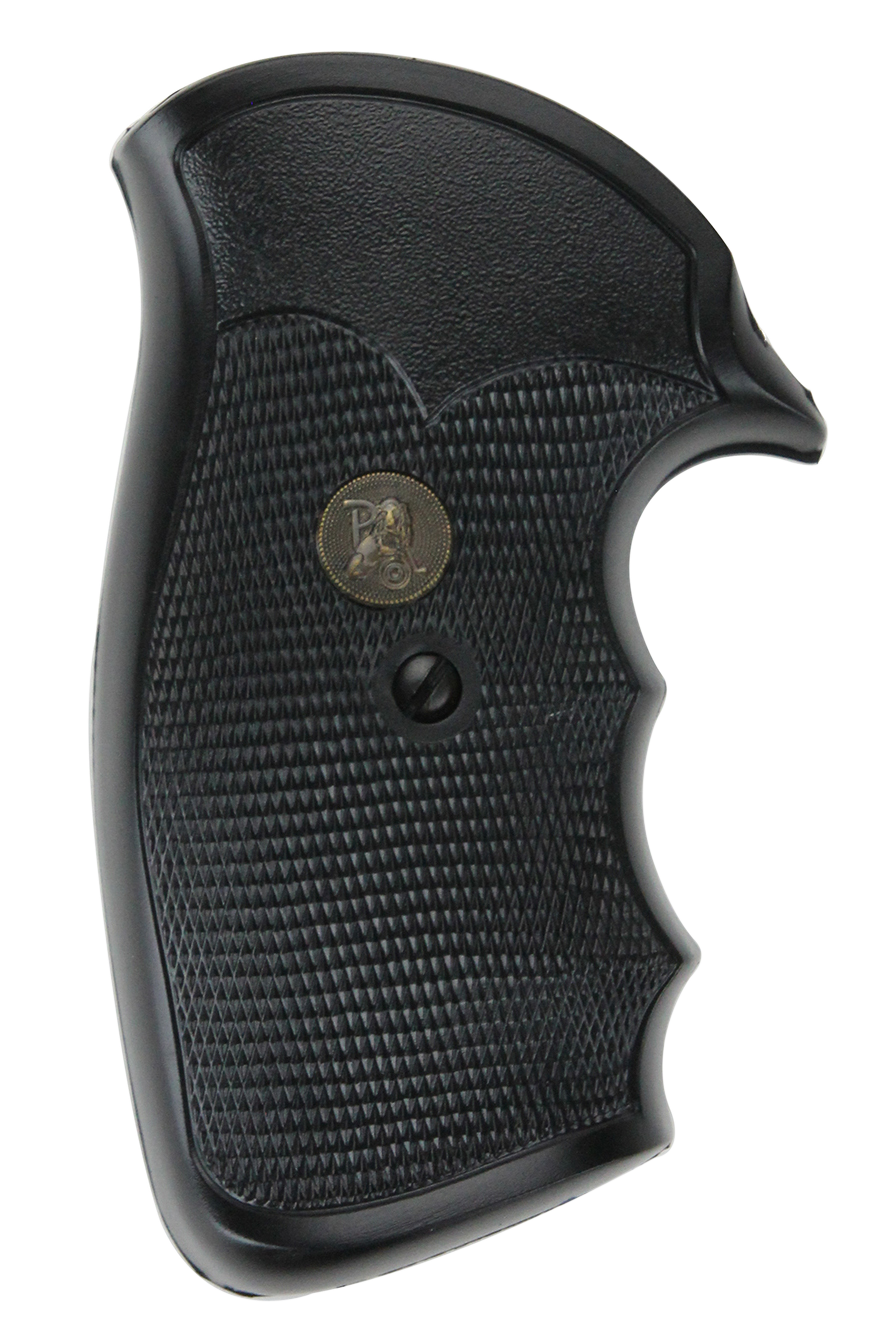 Pachmayr Gripper Black Rubber Pistol Grip for SW KL Frame