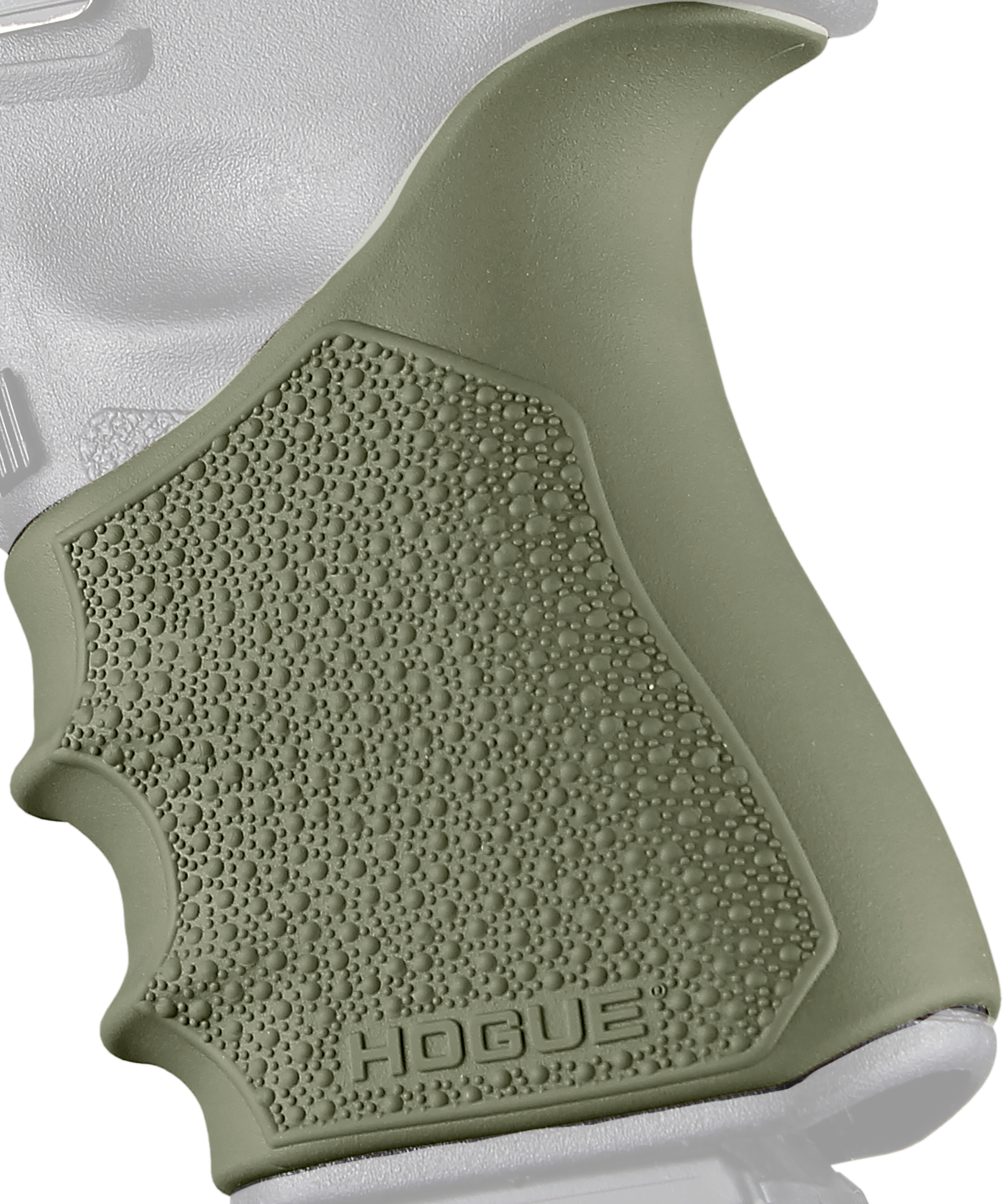 Hogue HandALL Beavertail Grip Sleeve, Fits Glock 19, 23, 25, 32, 38 Gen 3-4, OD Green