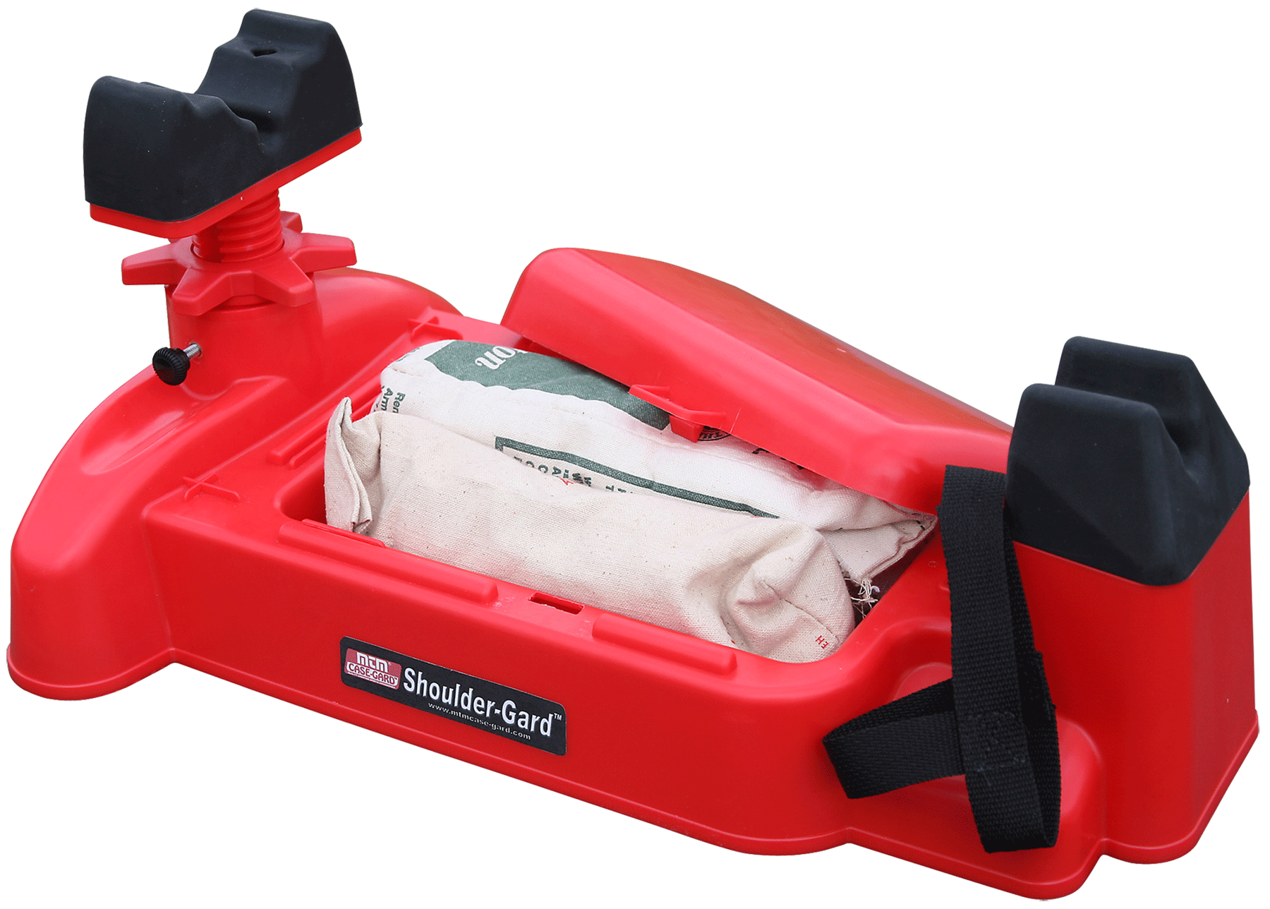 MTM ShoulderGard Recoil Reducing Rifle Rest Red Polymer