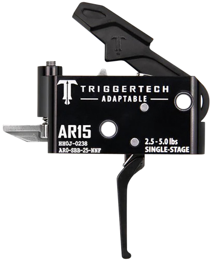 TriggerTech Adaptable AR15 Single-Stage Flat Trigger Black