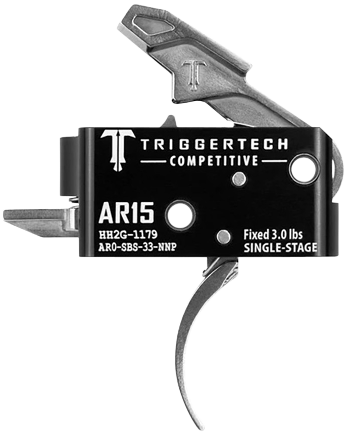 TriggerTech Competitive Stainless Pro Curved Trigger for AR15
