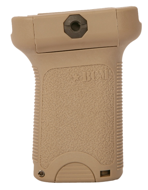 BCM Polymer Vertical Grip FDE Textured for Picatinny Rail