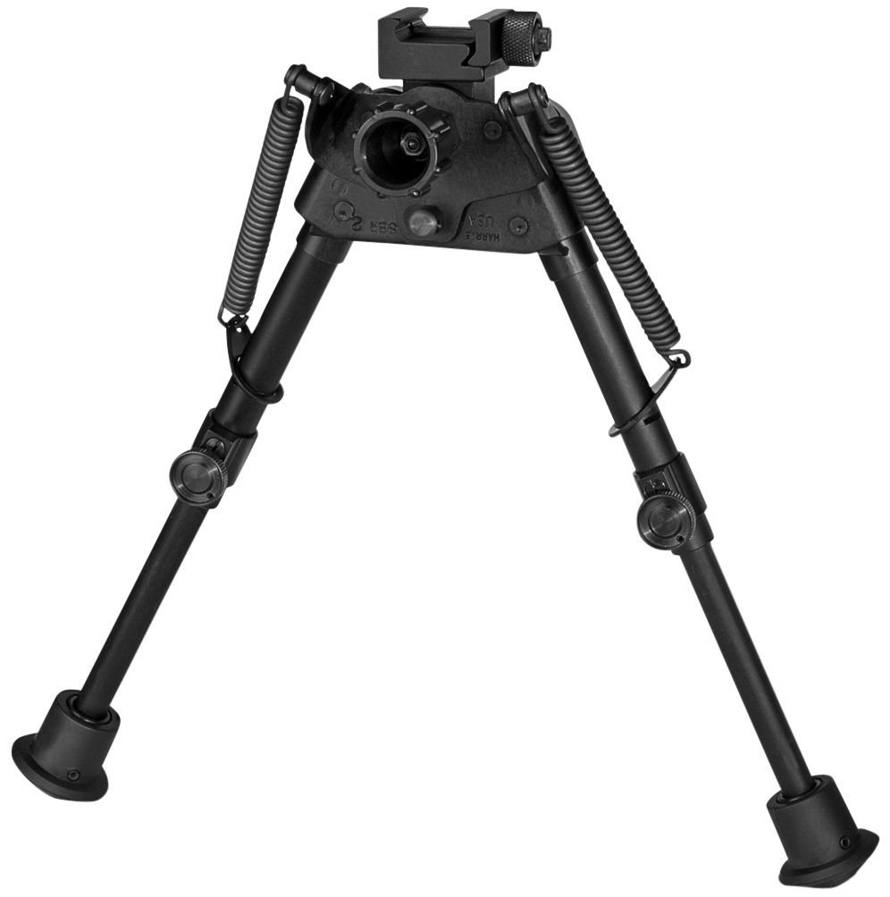 Harris Bipods 6-9 Swivel Picatinny Self-Leveling Black