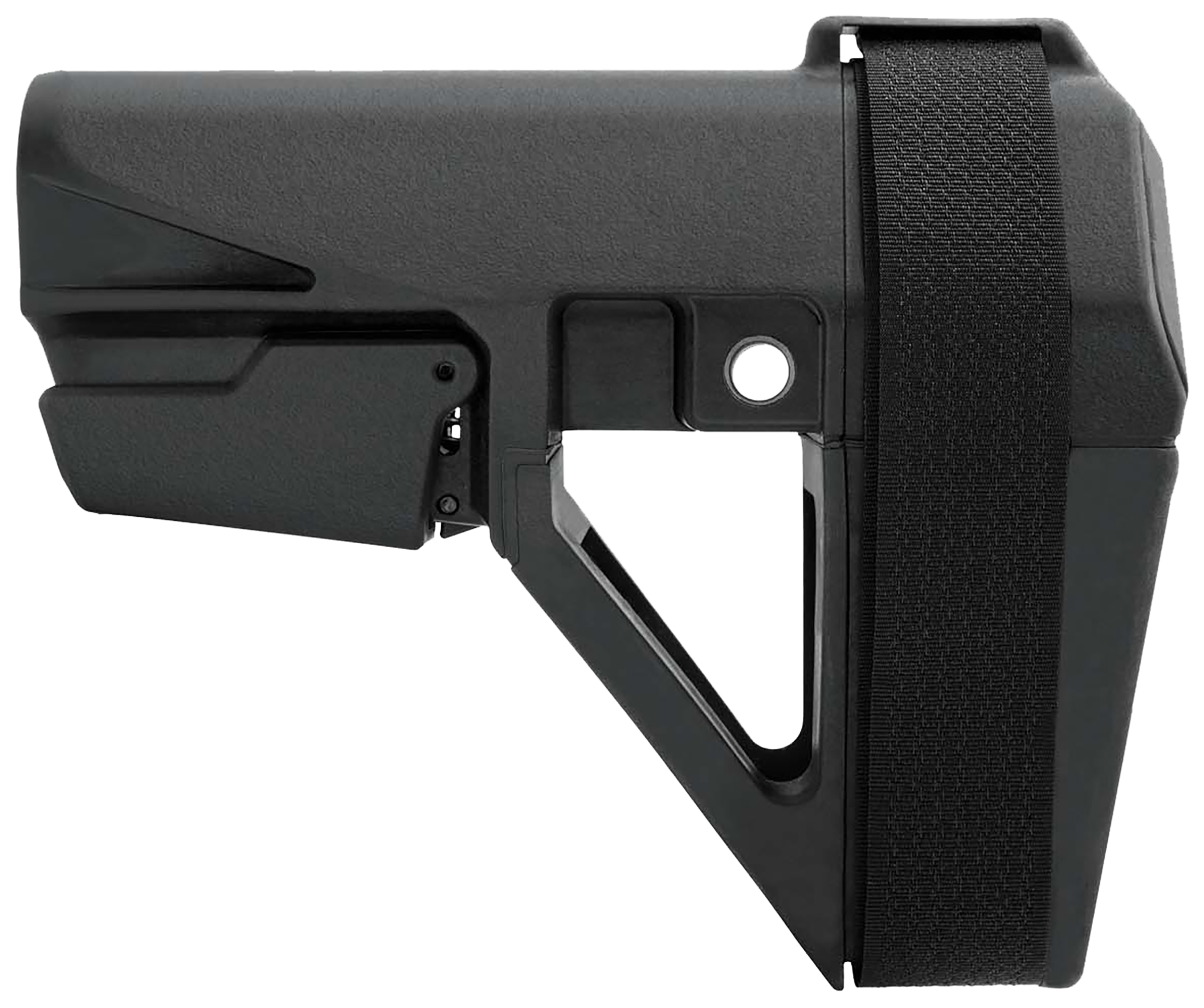 SB Tactical SBA5 Black Adjustable Brace with QD Sling Socket