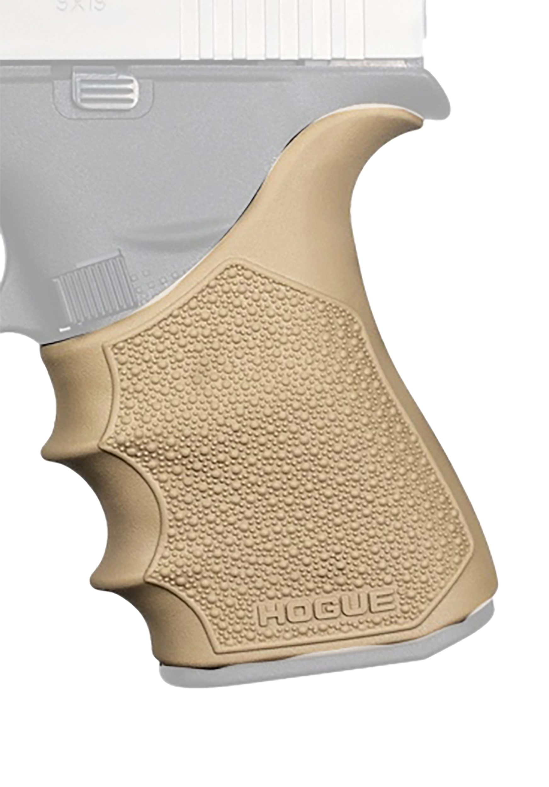 Hogue Beavertail Grip Sleeve for Glock 43X/48 FDE Rubber