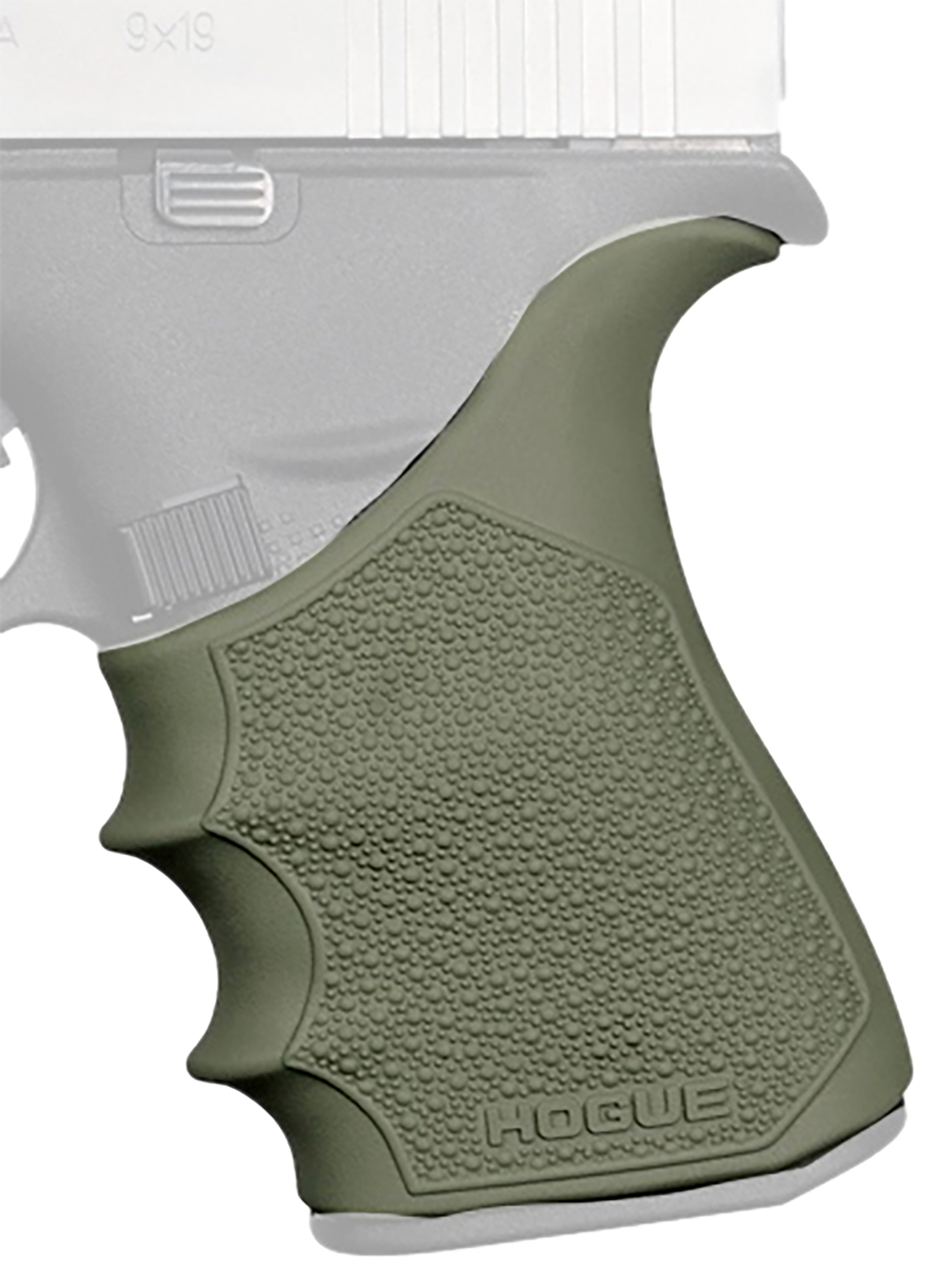 Hogue Beavertail Grip Sleeve for Glock 43X/48 OD Green Rubber