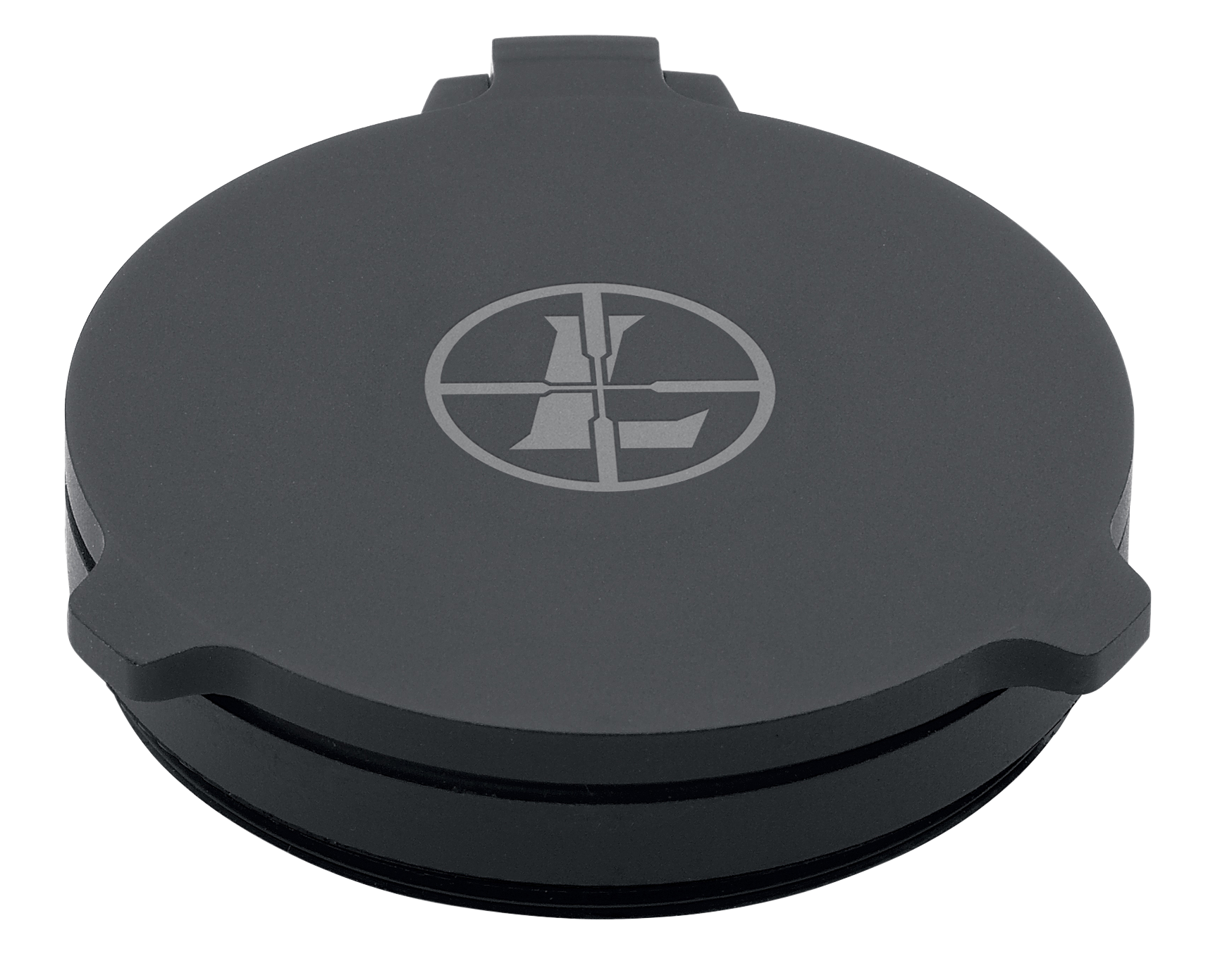 Leupold 117608 Alumina Scope Cover - 44mm Objective  Matte Black Aluminum  Flip Open