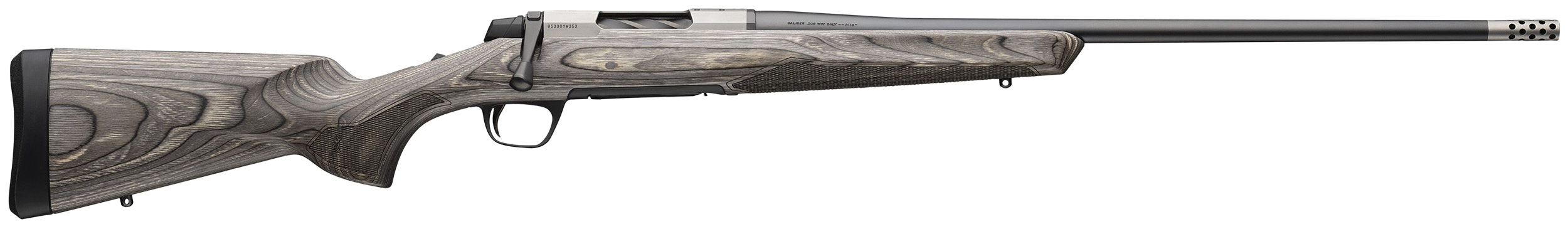 Browning - 036092211 - X-Bolt 2 Hunter Laminate Two-Tone 243 Win 22 4+1 Bolt Gray Laminate Rifle