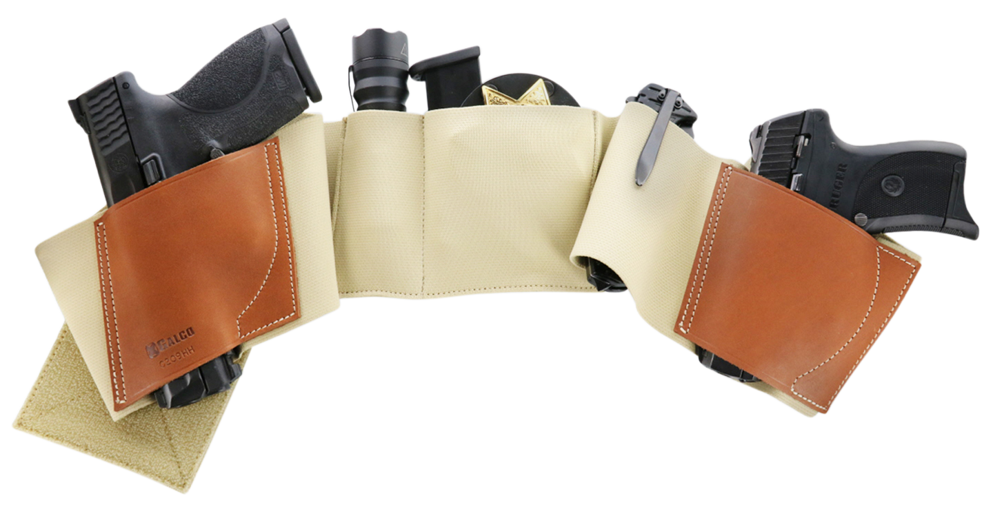Galco UnderWraps 2.0 Khaki Large Concealed Carry Band