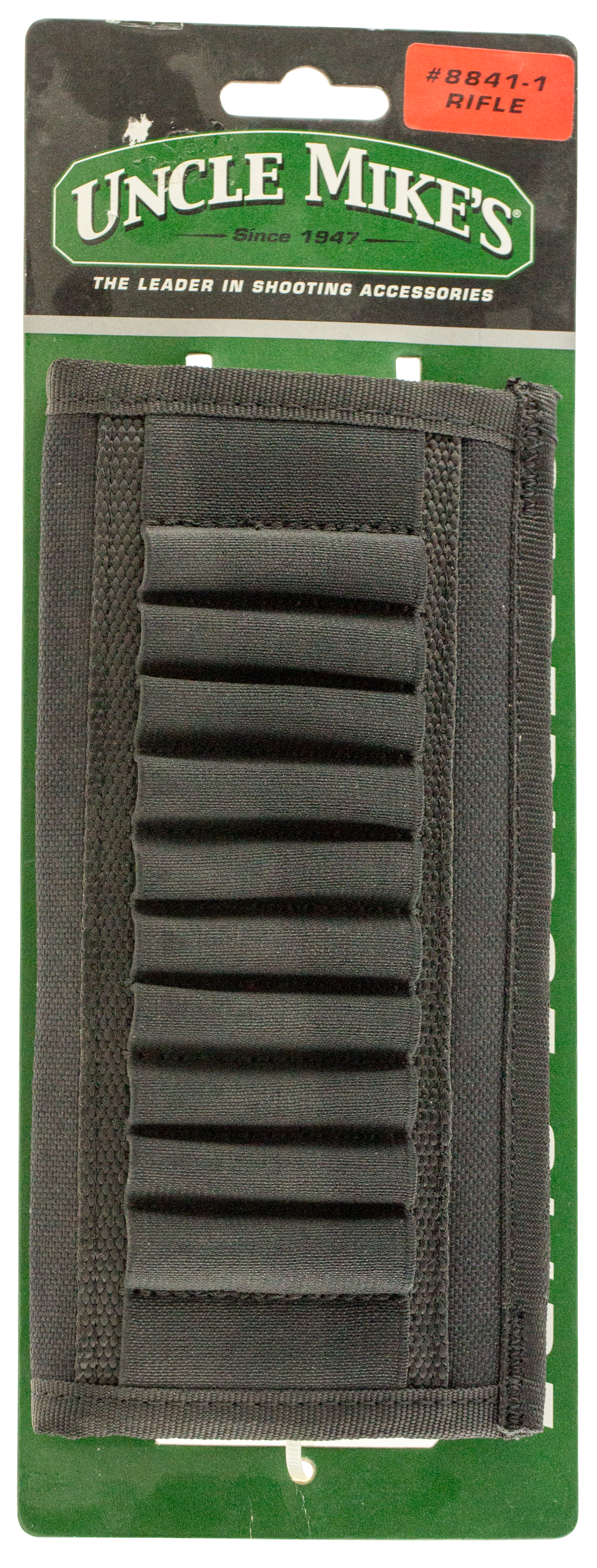 Uncle Mikes 88411 Cartridge Slide Rifle 10 Rounds Black Nylon 2.25