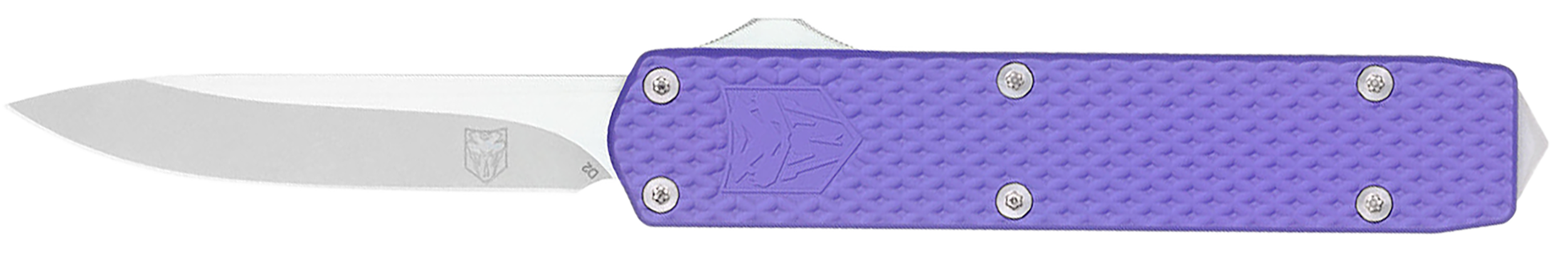 CobraTec Knives Mini Mamba Gen 2 Folding/OTF Knife Drop Point Purple - Compact Design, Perfect for Everyday Carry - MNPURMGEN2DNS