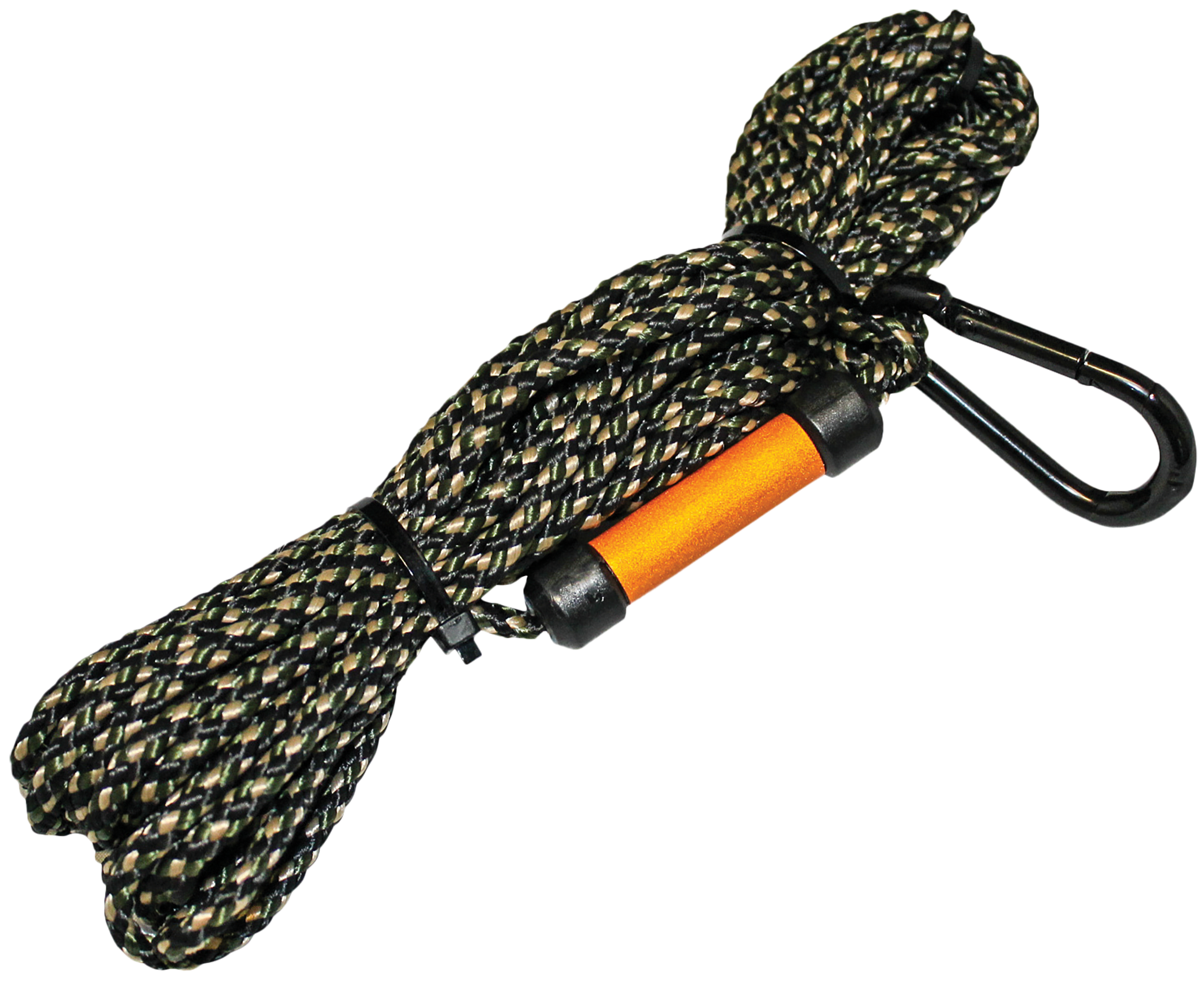 HME Black Carabiner Hoist Rope Maxx 25ft for Heavy Lifting