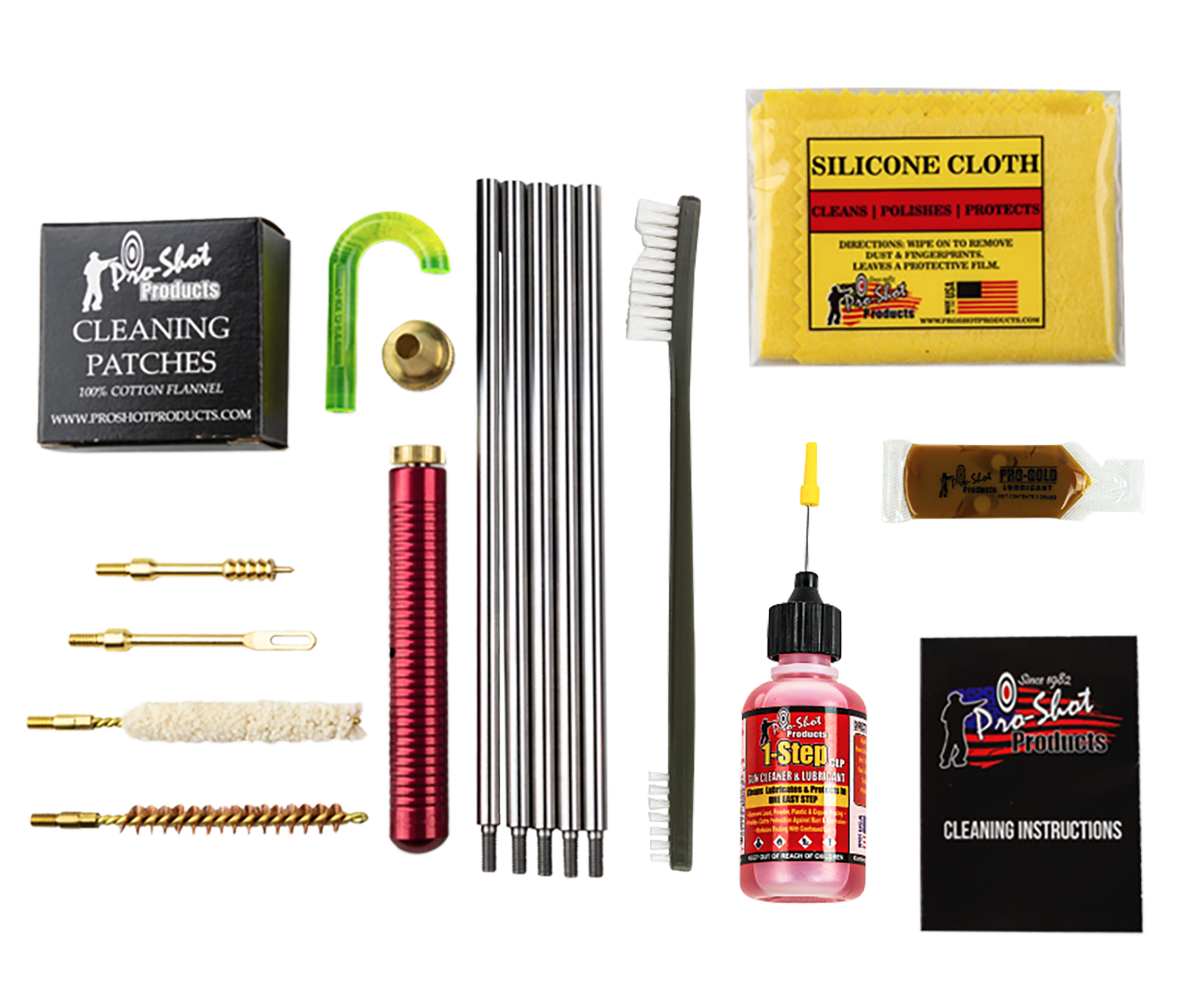 ProShot  Yellow Rifle Cleaning Kit for .30 7.62mm Caliber