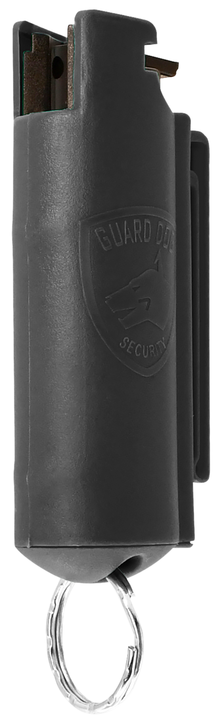 Guard Dog 1/2 oz Keychain Pepper Spray with Colored Stickers - Black