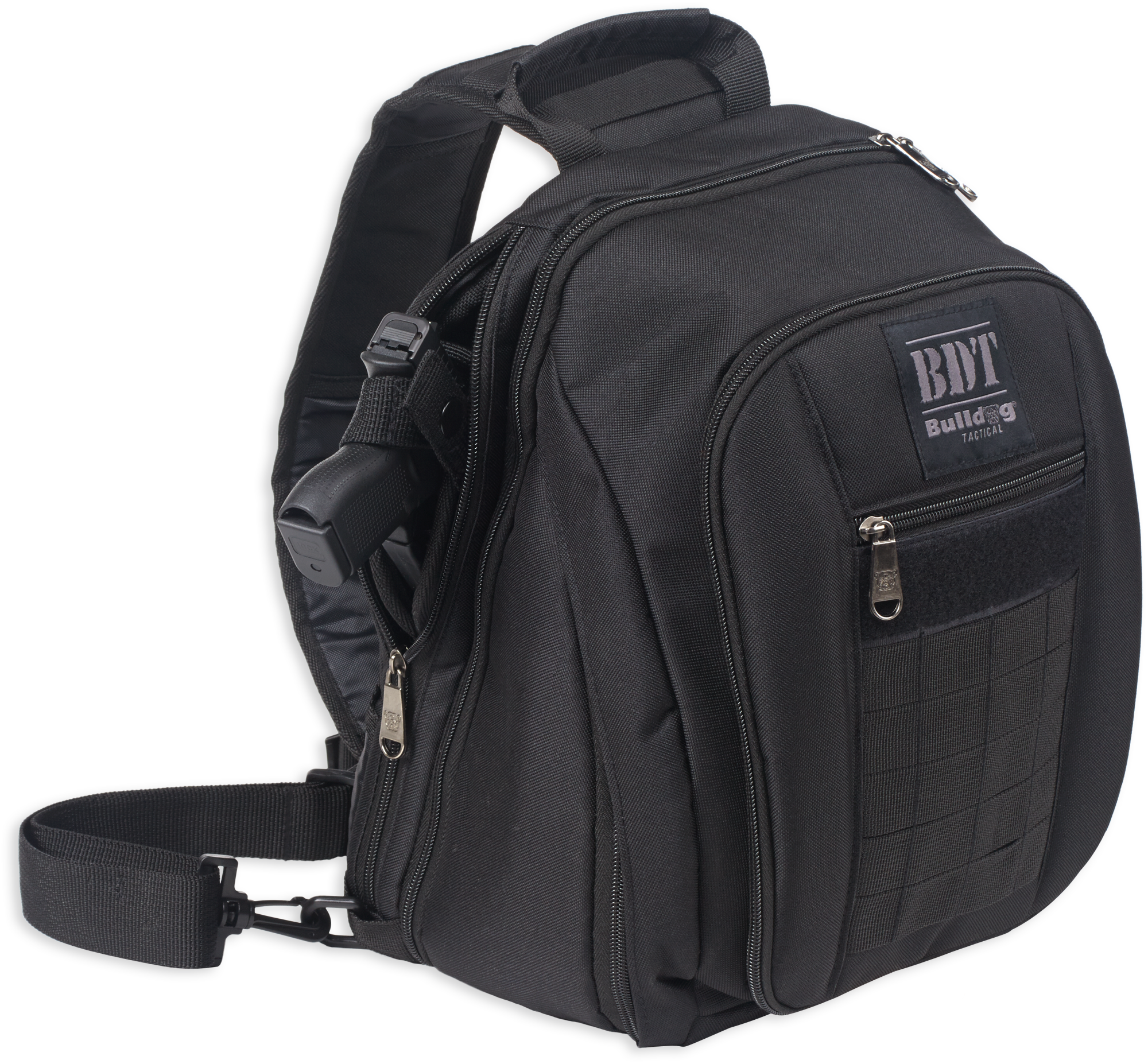 Bulldog Cases BDT Tactical Concealed Carry Sling Pack, Small, Black - BDT408B