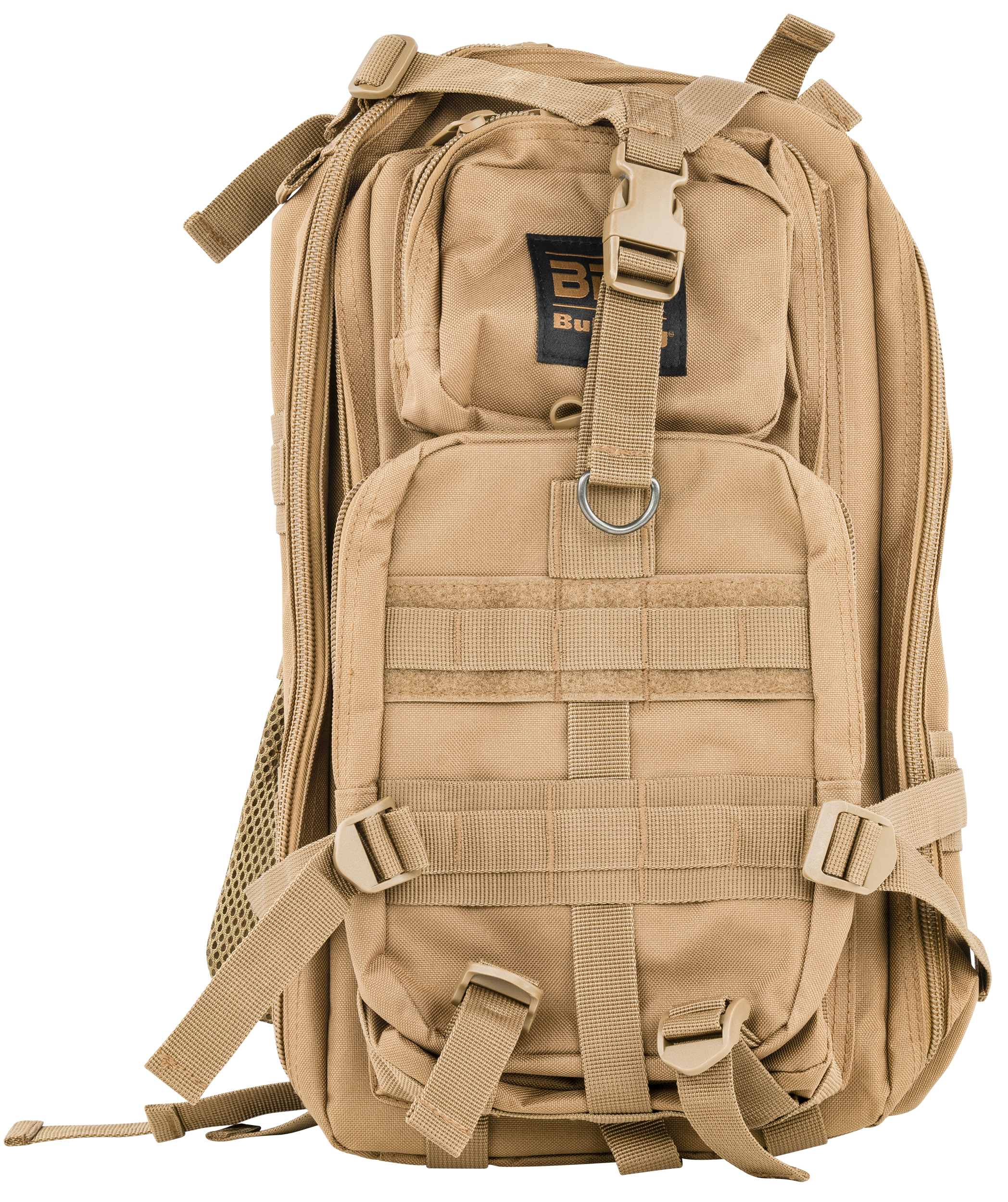 Bulldog Tactical Compact Tan Backpack with Molle Compatibility