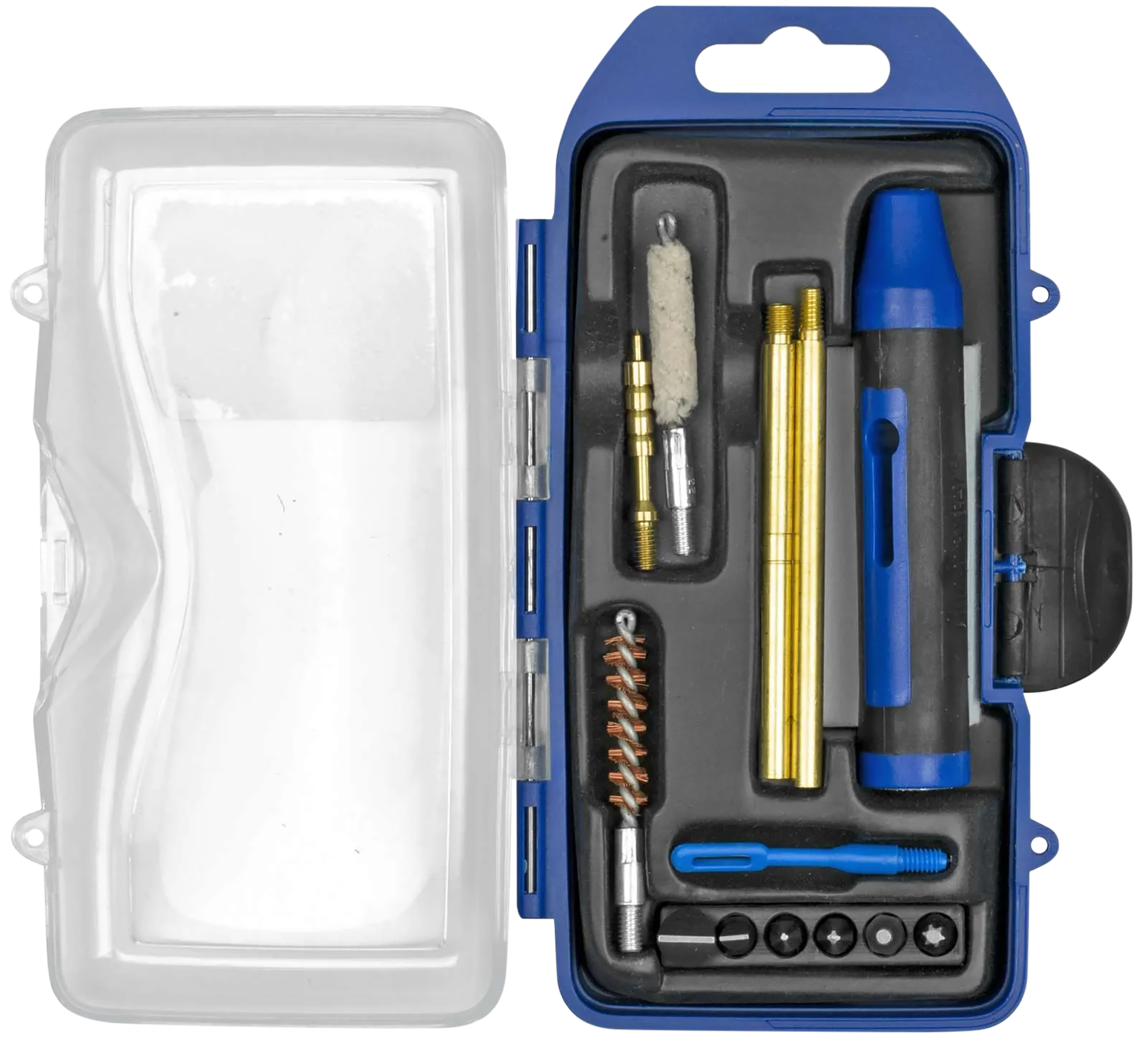 DAC Techs Pistol Cleaning Kit 22 Cal Black Blue