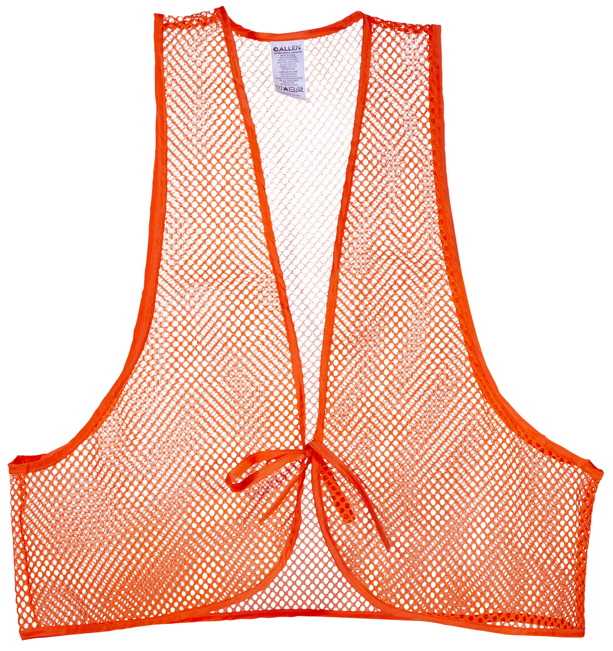 Allen Polyester Mesh One Size Fits Most Hunting Vest, Orange - 15750