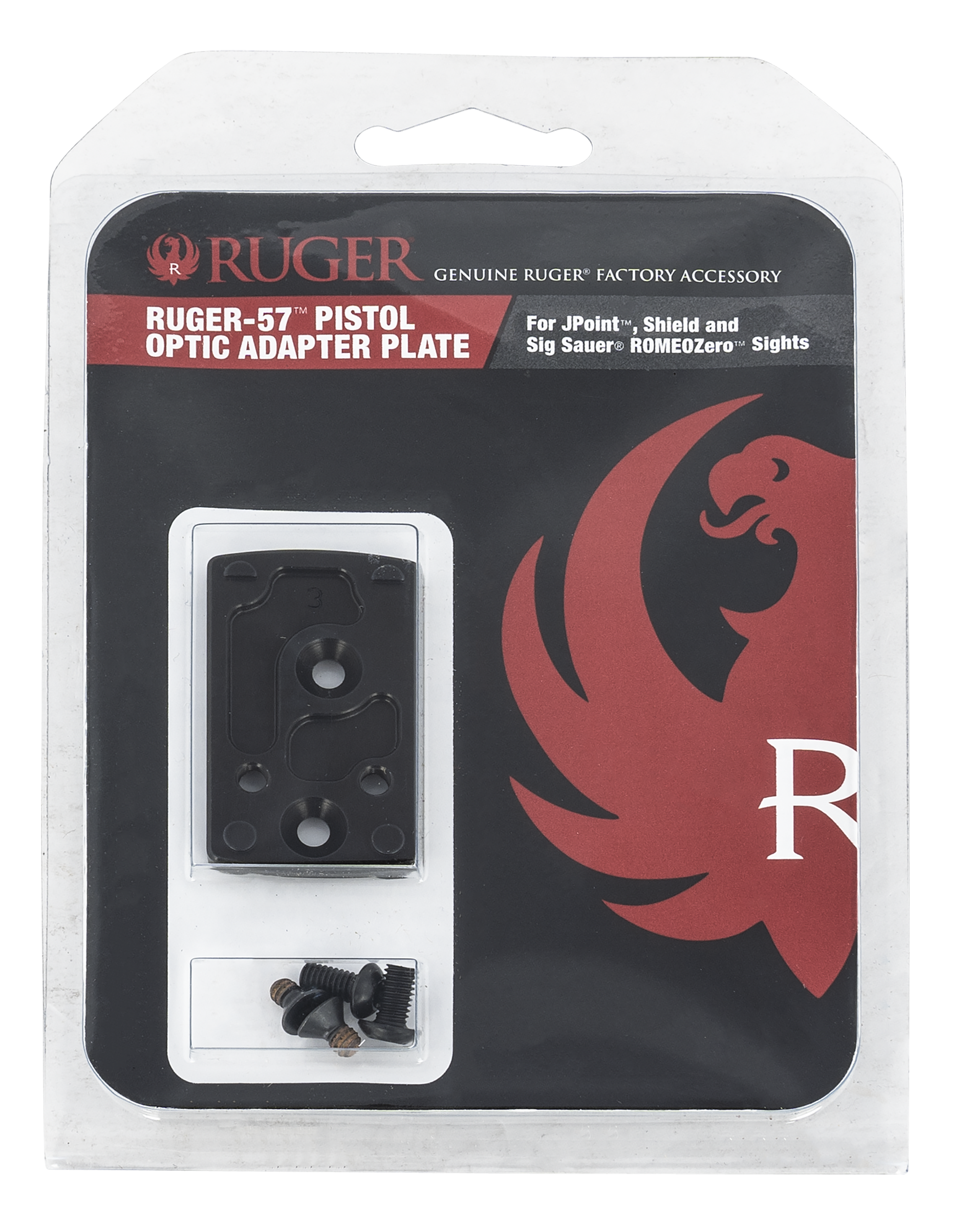 Ruger Optic Adapter Plate For Ruger-57 For J-point Sig & Shield