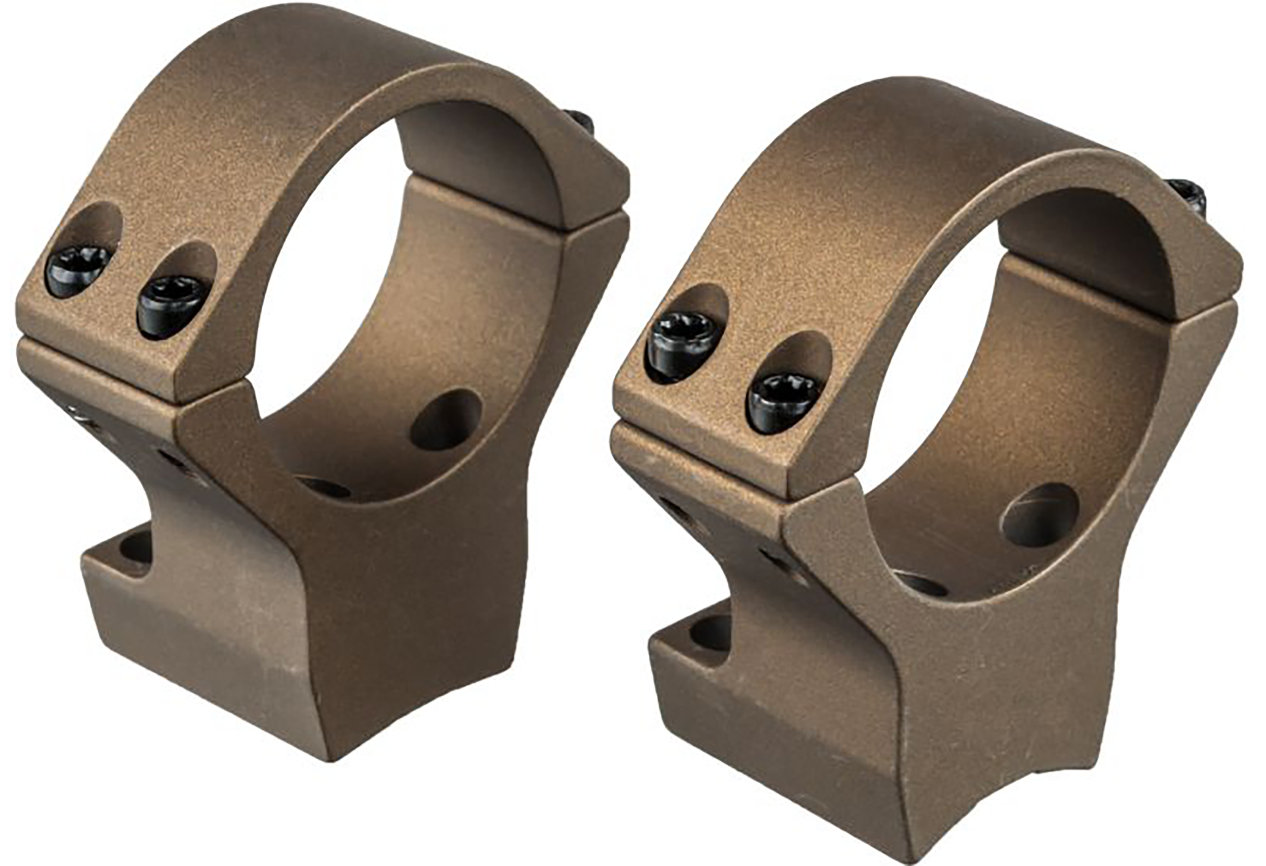 Talley Lightweight Alloy Scope Mount Combo Browning X-Bolt 30mm High - Hell's Canyon Bronze